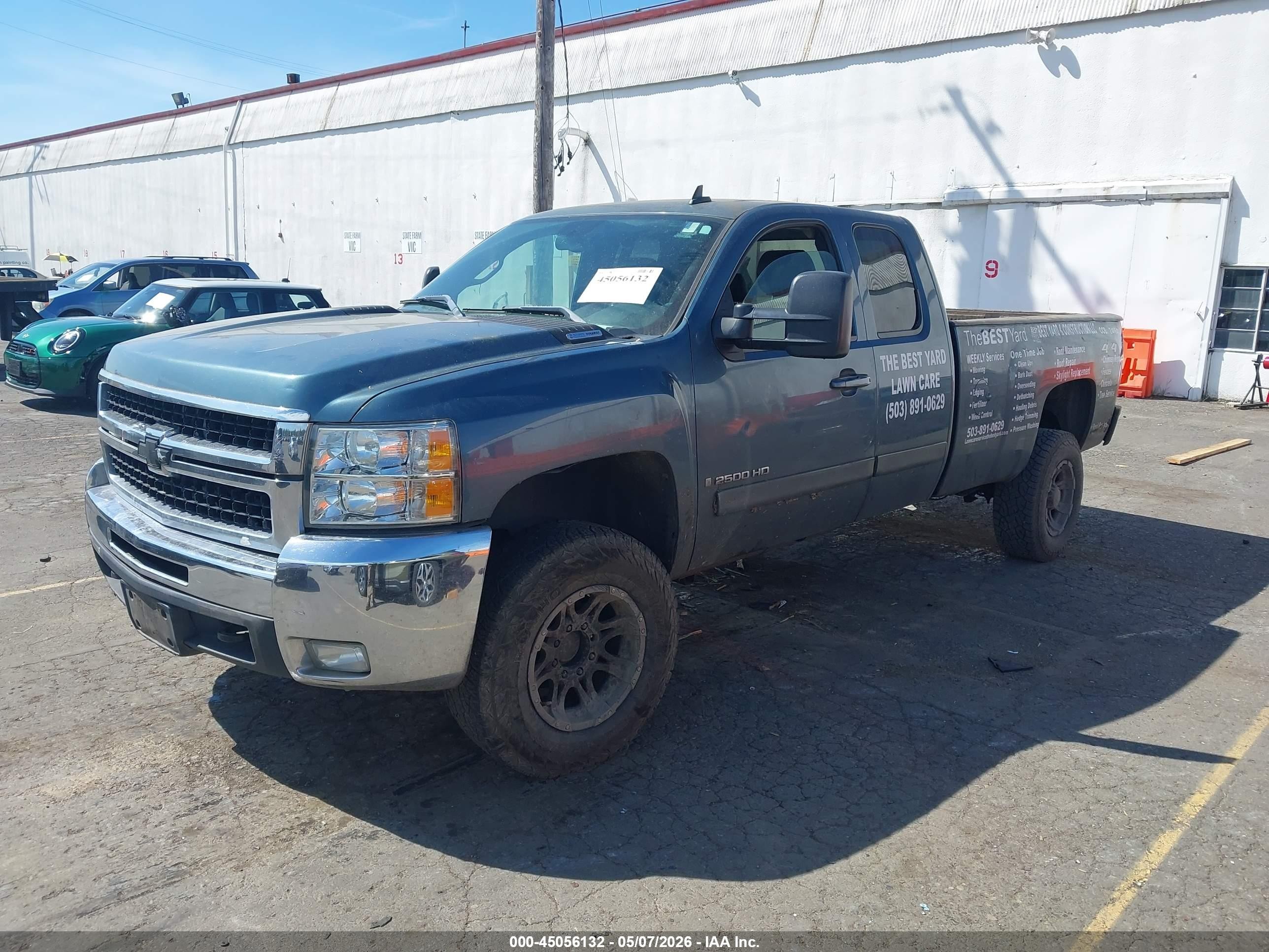 2007 Chevrolet Silverado 2500hd Ltz Light Blue vin: 1GCHK29697E603042