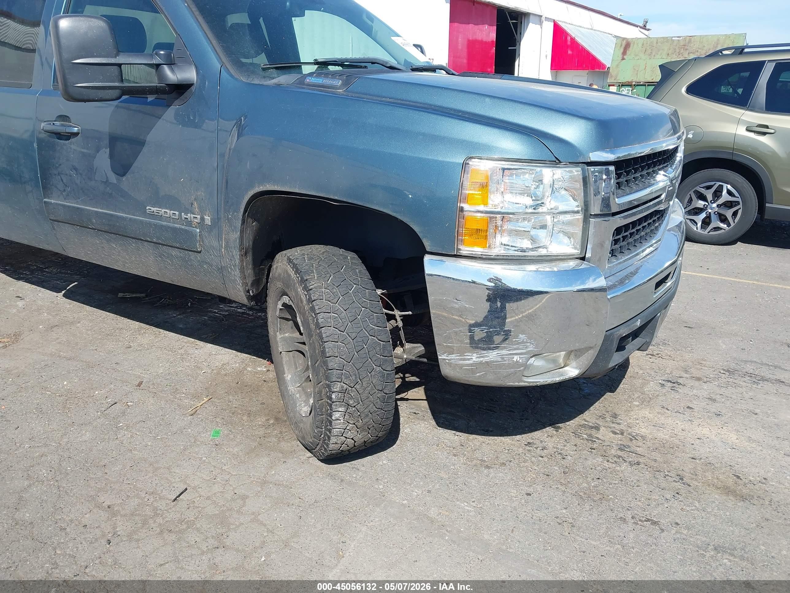 2007 Chevrolet Silverado 2500hd Ltz Light Blue vin: 1GCHK29697E603042