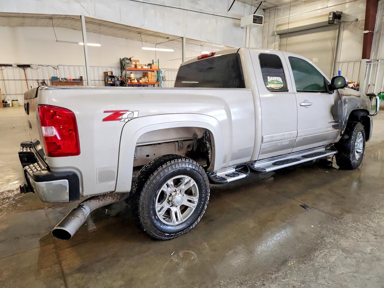 2008 Chevrolet Silverado K2500 Heavy Duty Silver vin: 1GCHK29698E158058
