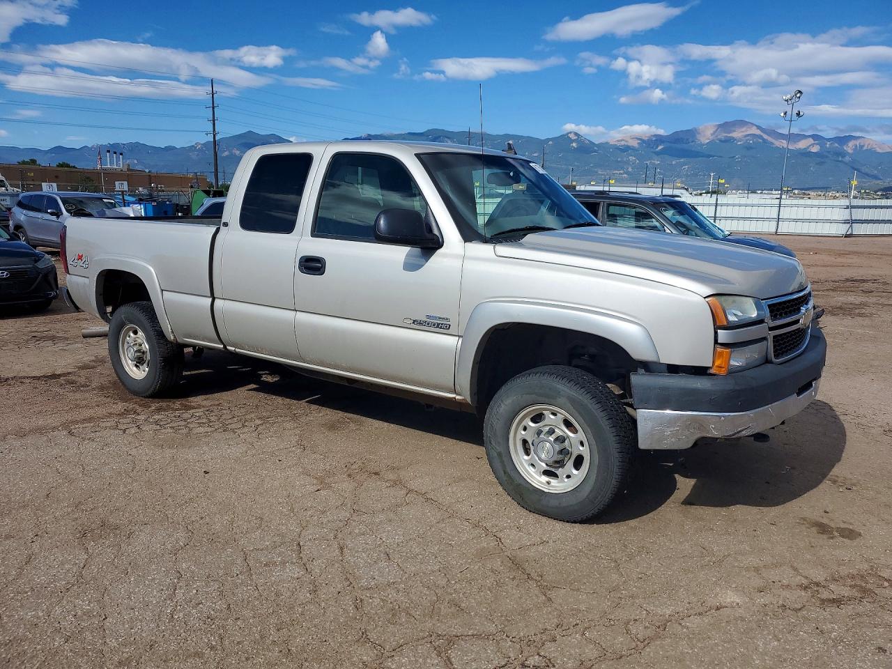 2007 Chevrolet Silverado K2500 Heavy Duty Gray vin: 1GCHK29D77E135617