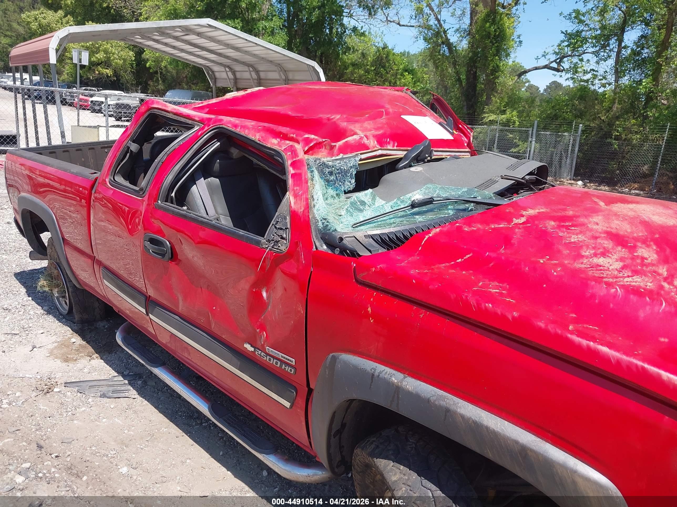 2007 Chevrolet Silverado 2500hd Classic Lt3 Red vin: 1GCHK29D97E107317