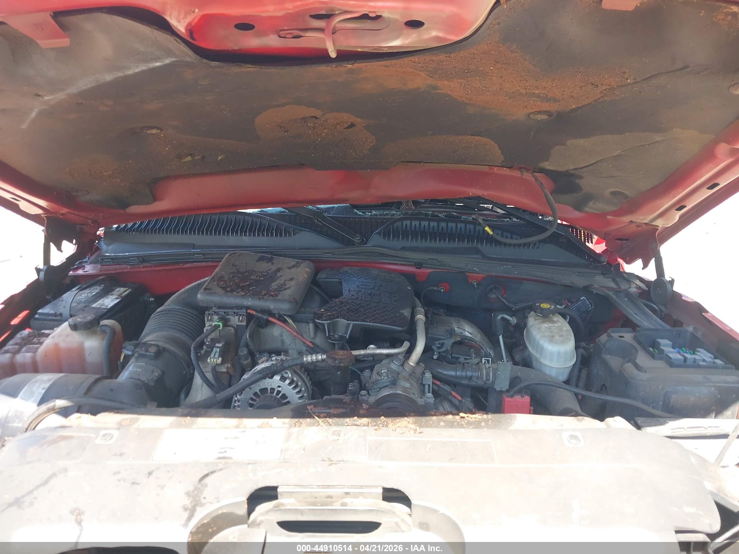 2007 Chevrolet Silverado 2500hd Classic Lt3 Red vin: 1GCHK29D97E107317