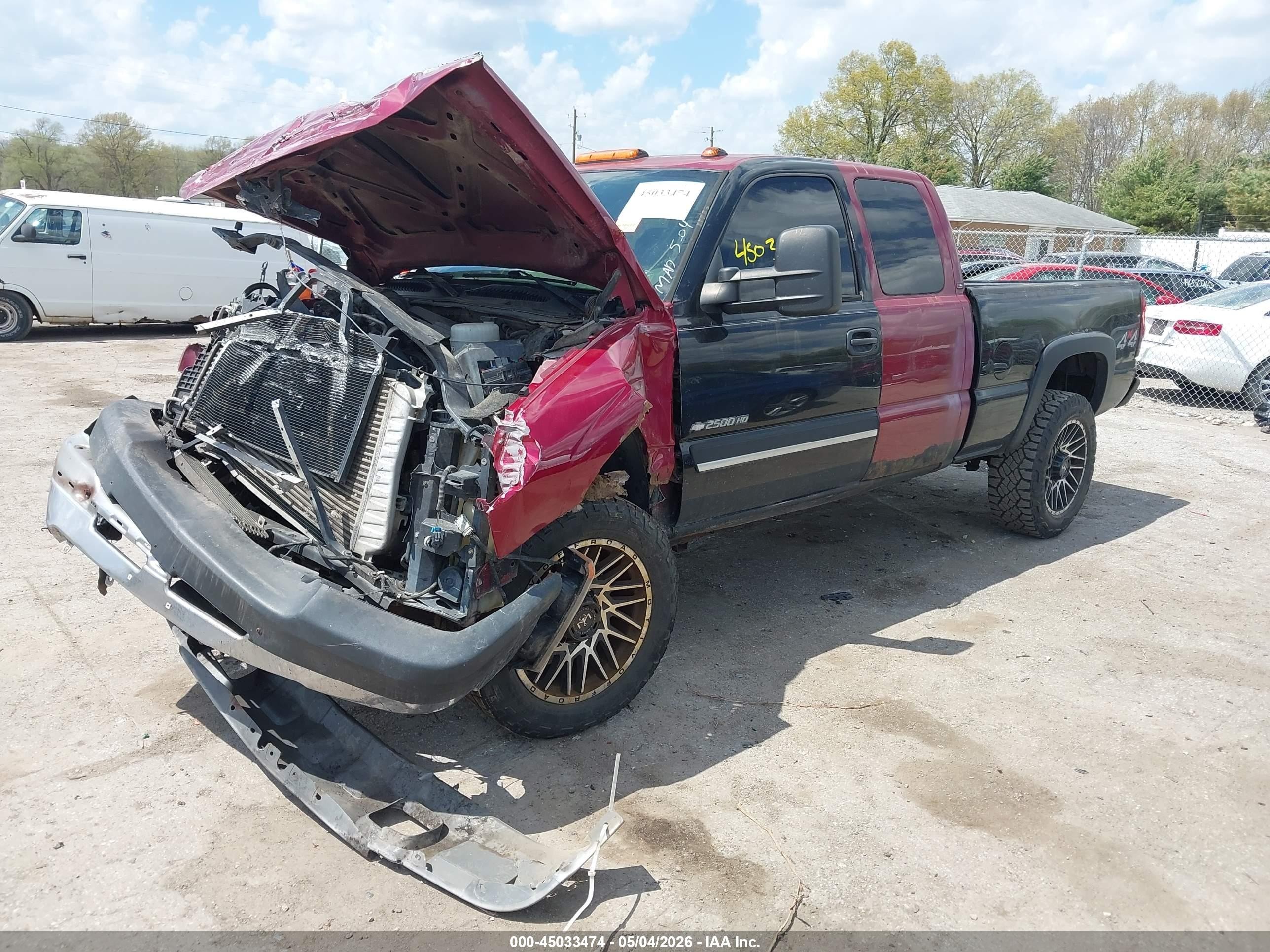 2007 Chevrolet Silverado 2500hd Classic Lt1 Maroon vin: 1GCHK29D97E126174