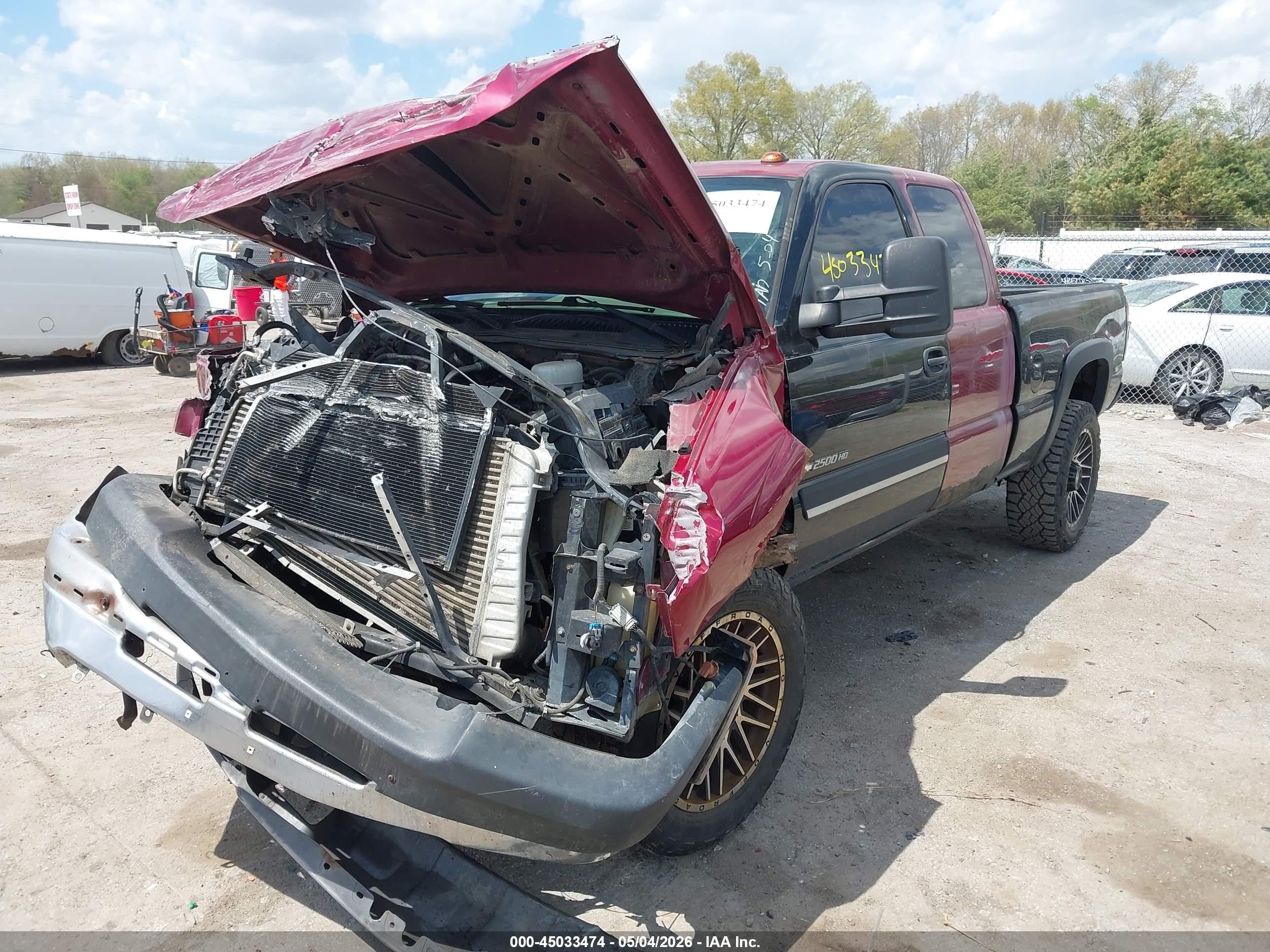2007 Chevrolet Silverado 2500hd Classic Lt1 Maroon vin: 1GCHK29D97E126174