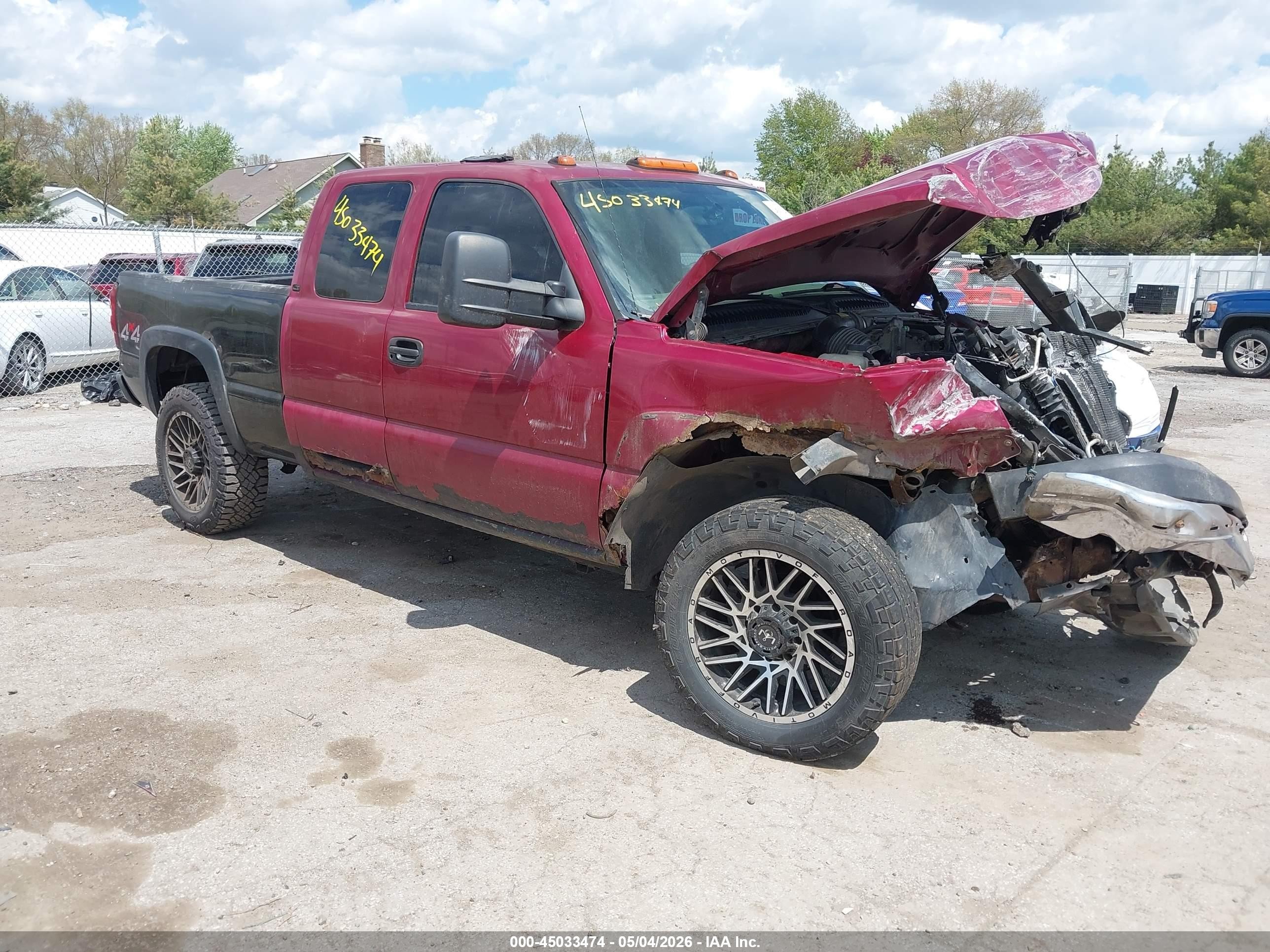 2007 Chevrolet Silverado 2500hd Classic Lt1 Maroon vin: 1GCHK29D97E126174