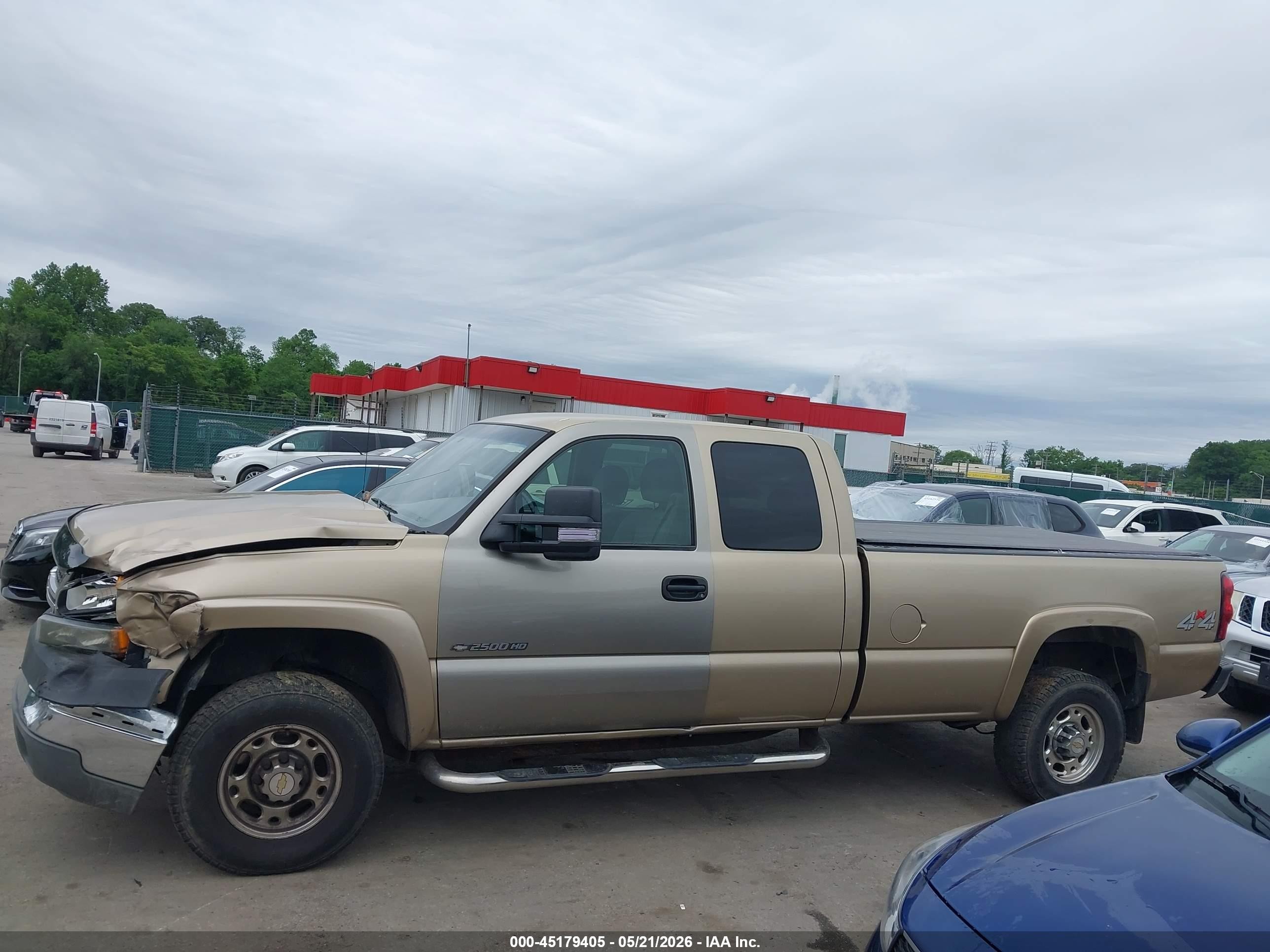 2005 Chevrolet Silverado 2500hd Ls Gold vin: 1GCHK29G25E147472