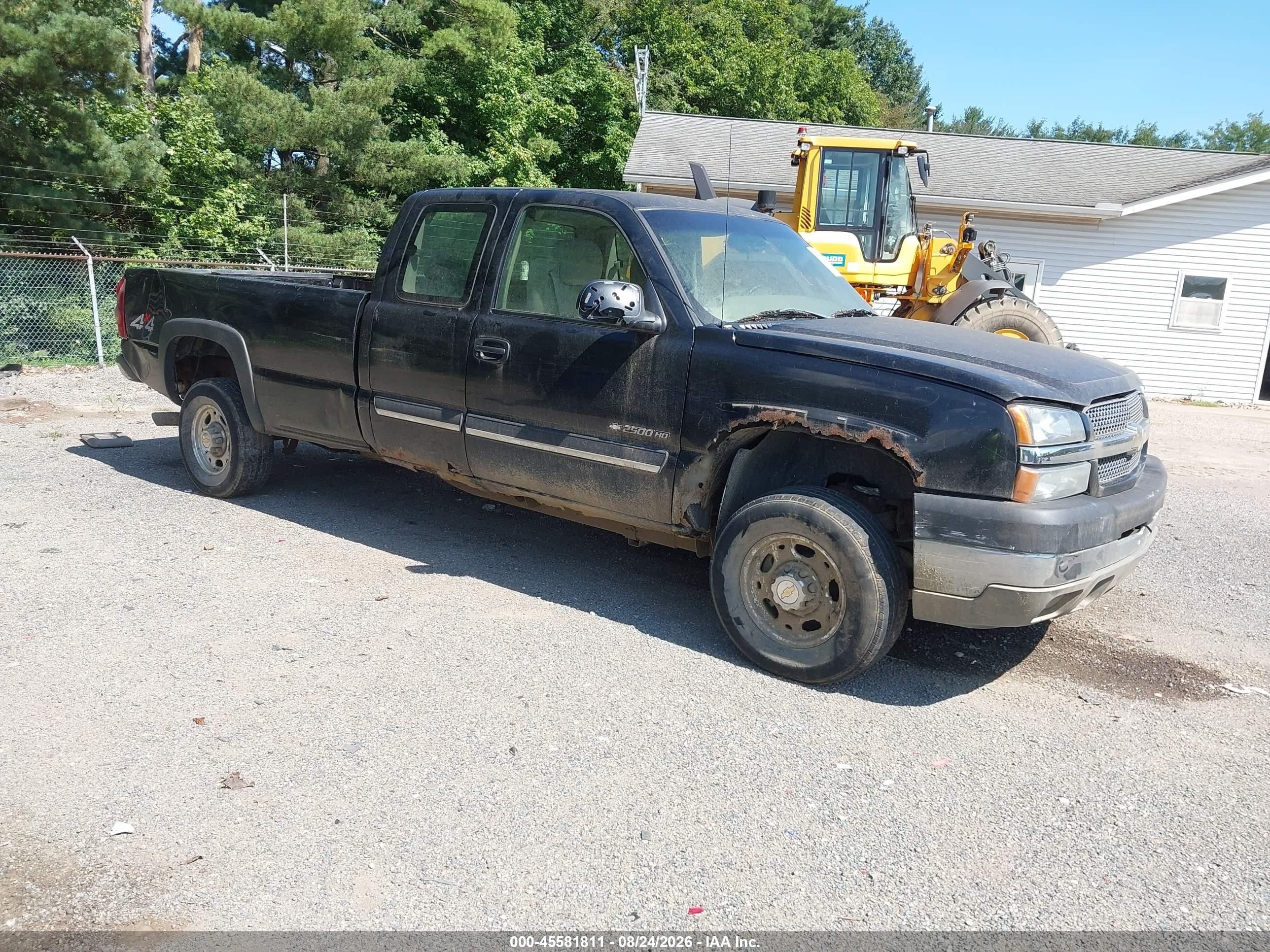 2003 Chevrolet Silverado 2500hd Ls Черный vin: 1GCHK29G53E102118