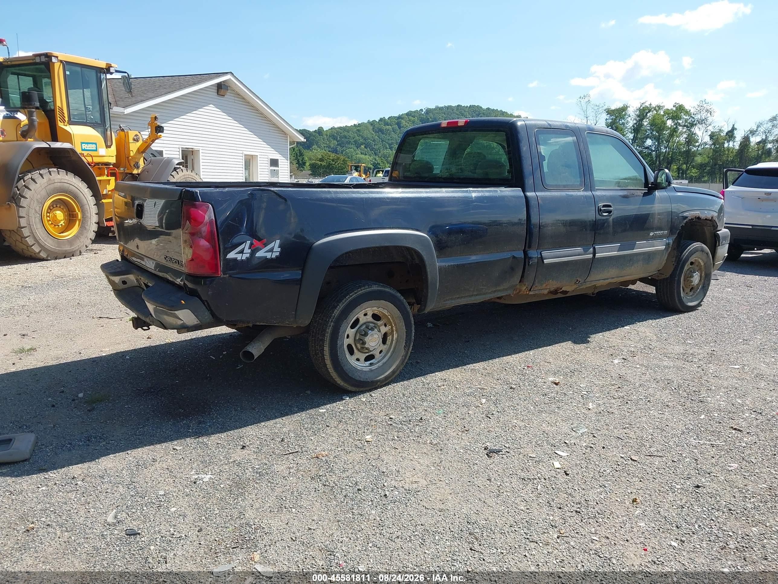 2003 Chevrolet Silverado 2500hd Ls Black vin: 1GCHK29G53E102118