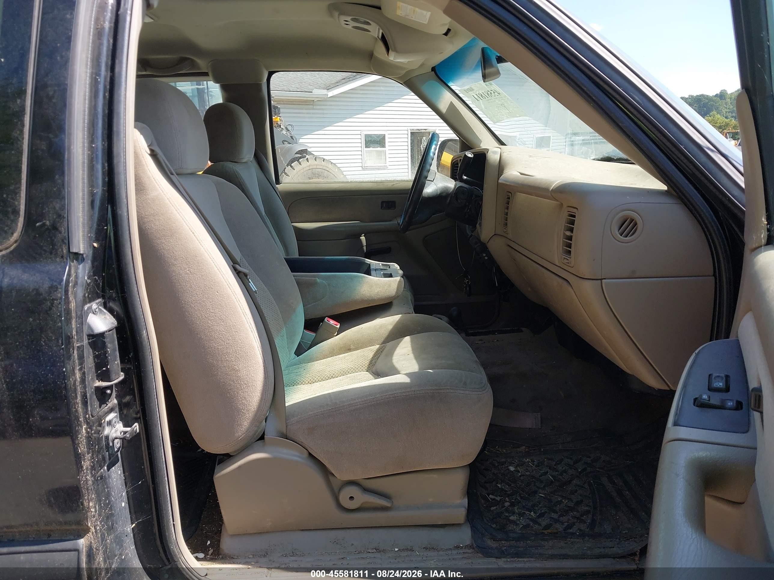 2003 Chevrolet Silverado 2500hd Ls Black vin: 1GCHK29G53E102118