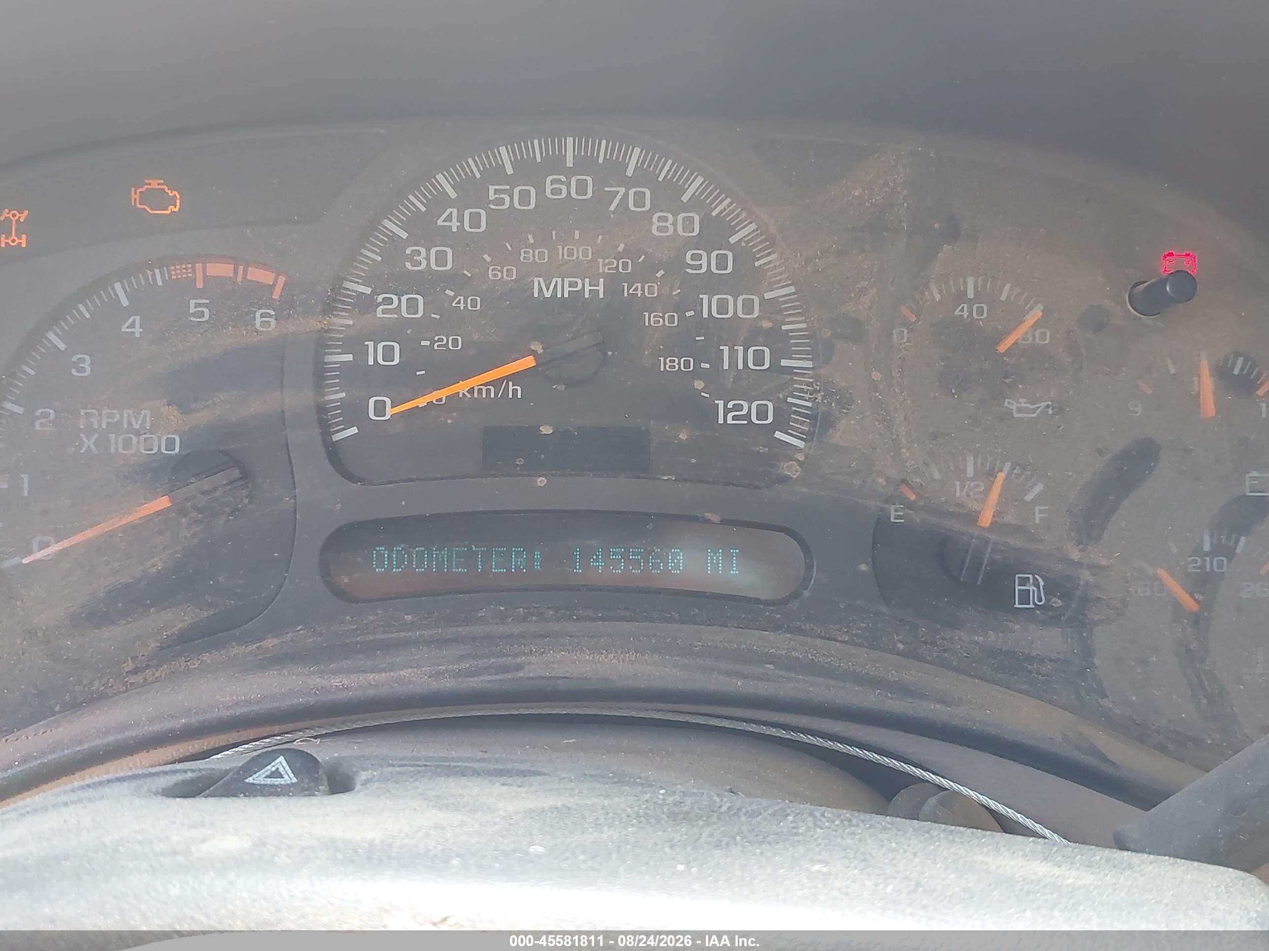 2003 Chevrolet Silverado 2500hd Ls Black vin: 1GCHK29G53E102118