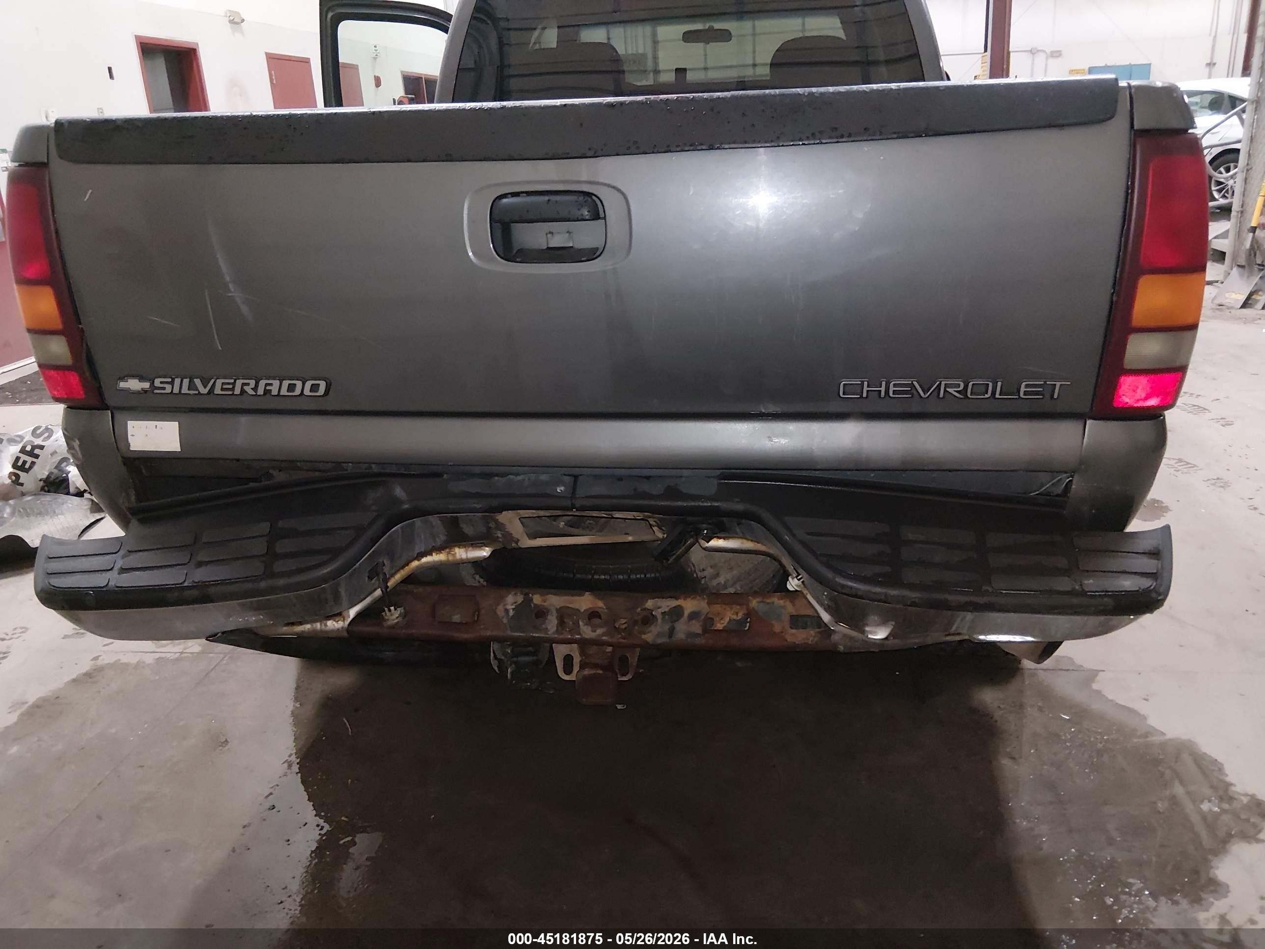 2002 Chevrolet Silverado 2500hd Ls Gray vin: 1GCHK29G72E115936