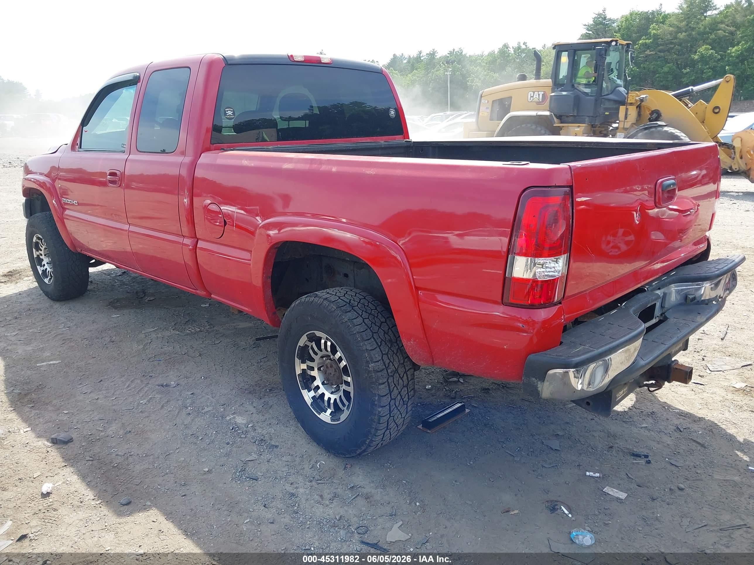 2001 Chevrolet Silverado 2500hd Ls Red vin: 1GCHK29G91E311357