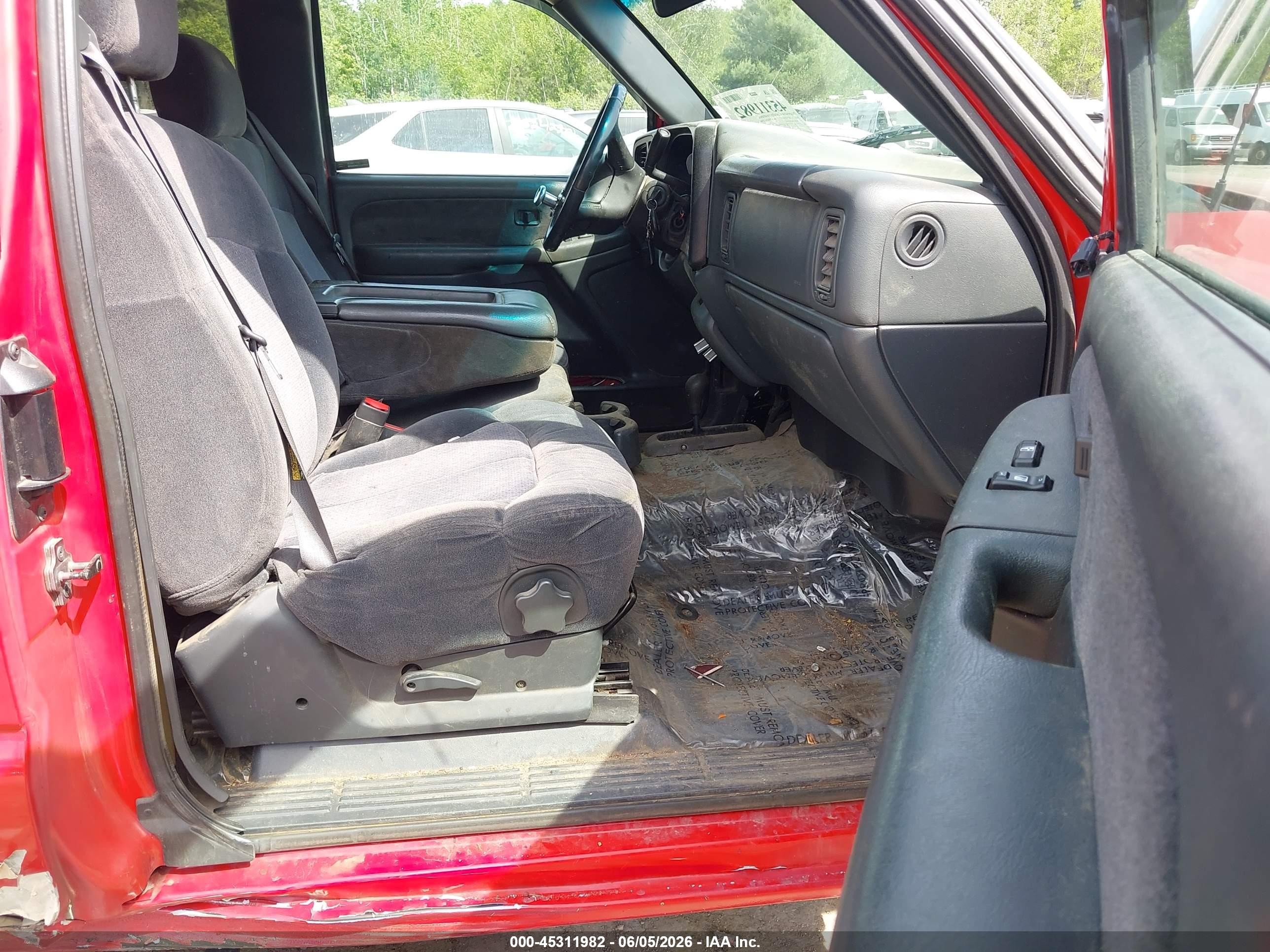 2001 Chevrolet Silverado 2500hd Ls Red vin: 1GCHK29G91E311357