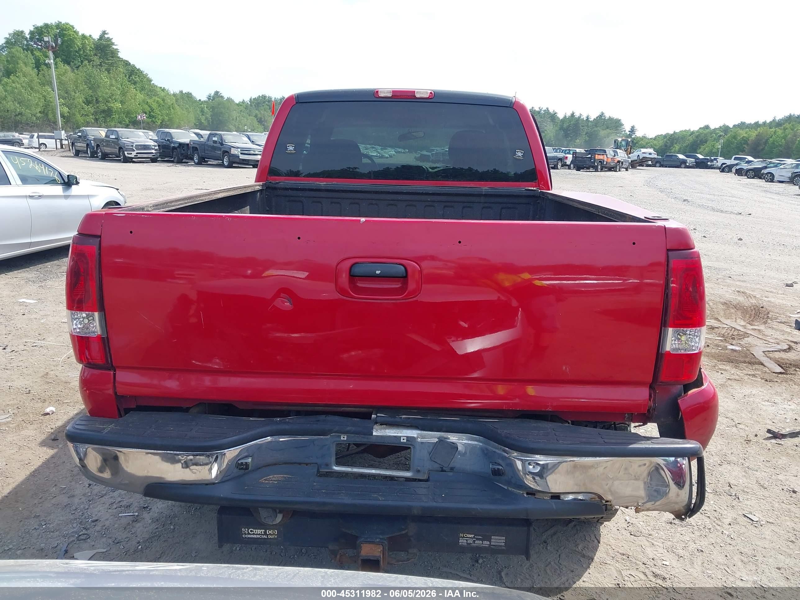2001 Chevrolet Silverado 2500hd Ls Red vin: 1GCHK29G91E311357