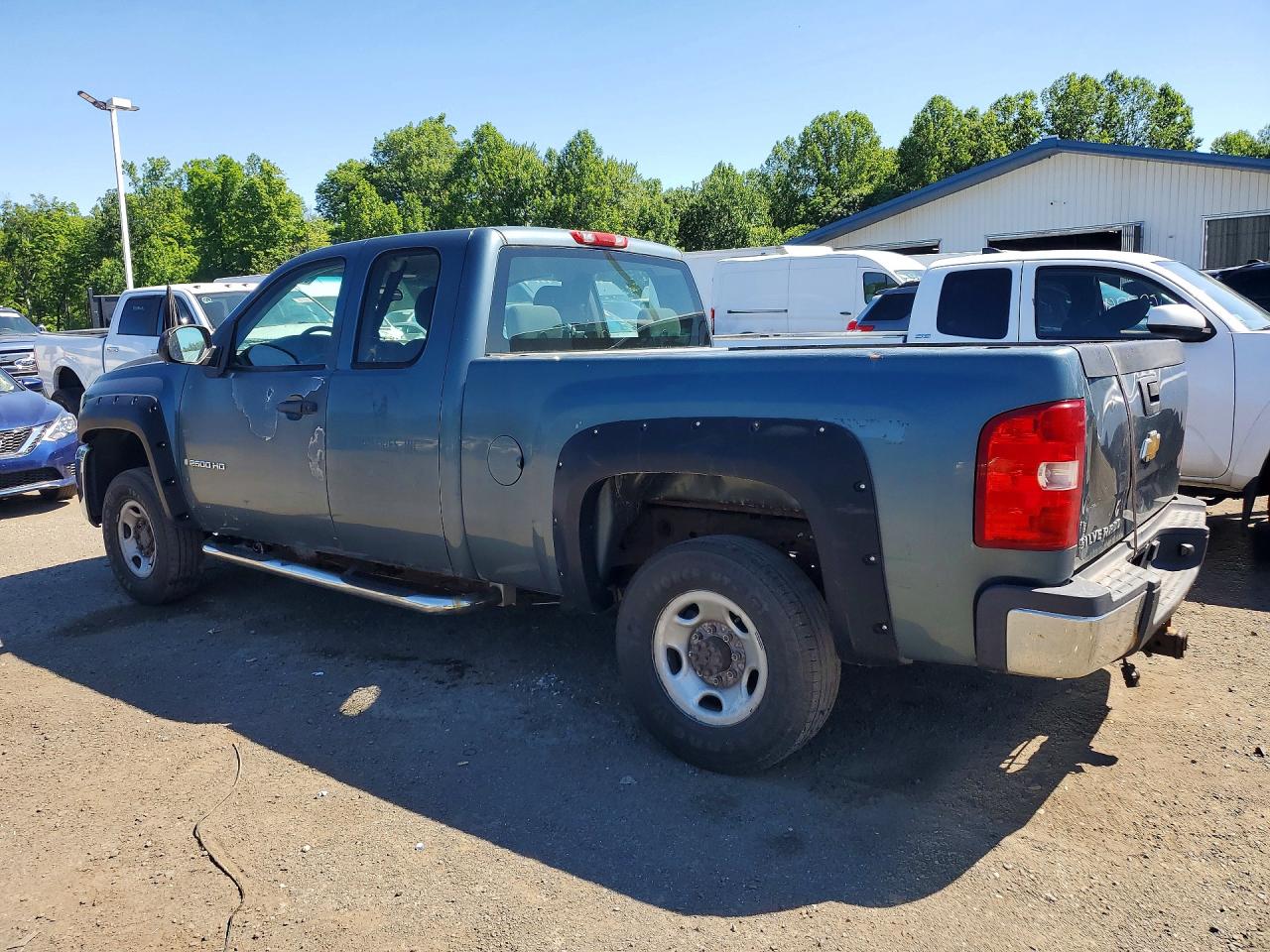 2008 Chevrolet Silverado K2500 Heavy Duty Teal vin: 1GCHK29K18E129456