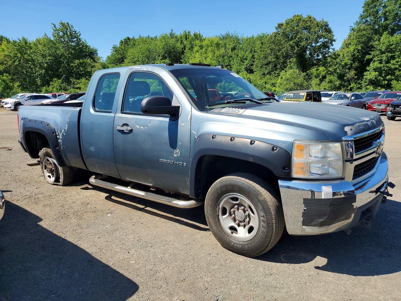 2008 Chevrolet Silverado K2500 Heavy Duty Teal vin: 1GCHK29K18E129456
