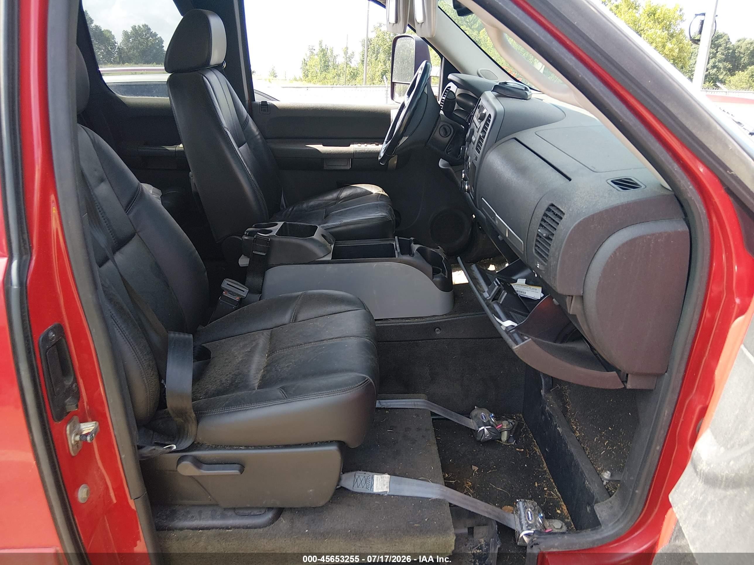 2008 Chevrolet Silverado 2500hd Lt1 Red vin: 1GCHK29K18E201286