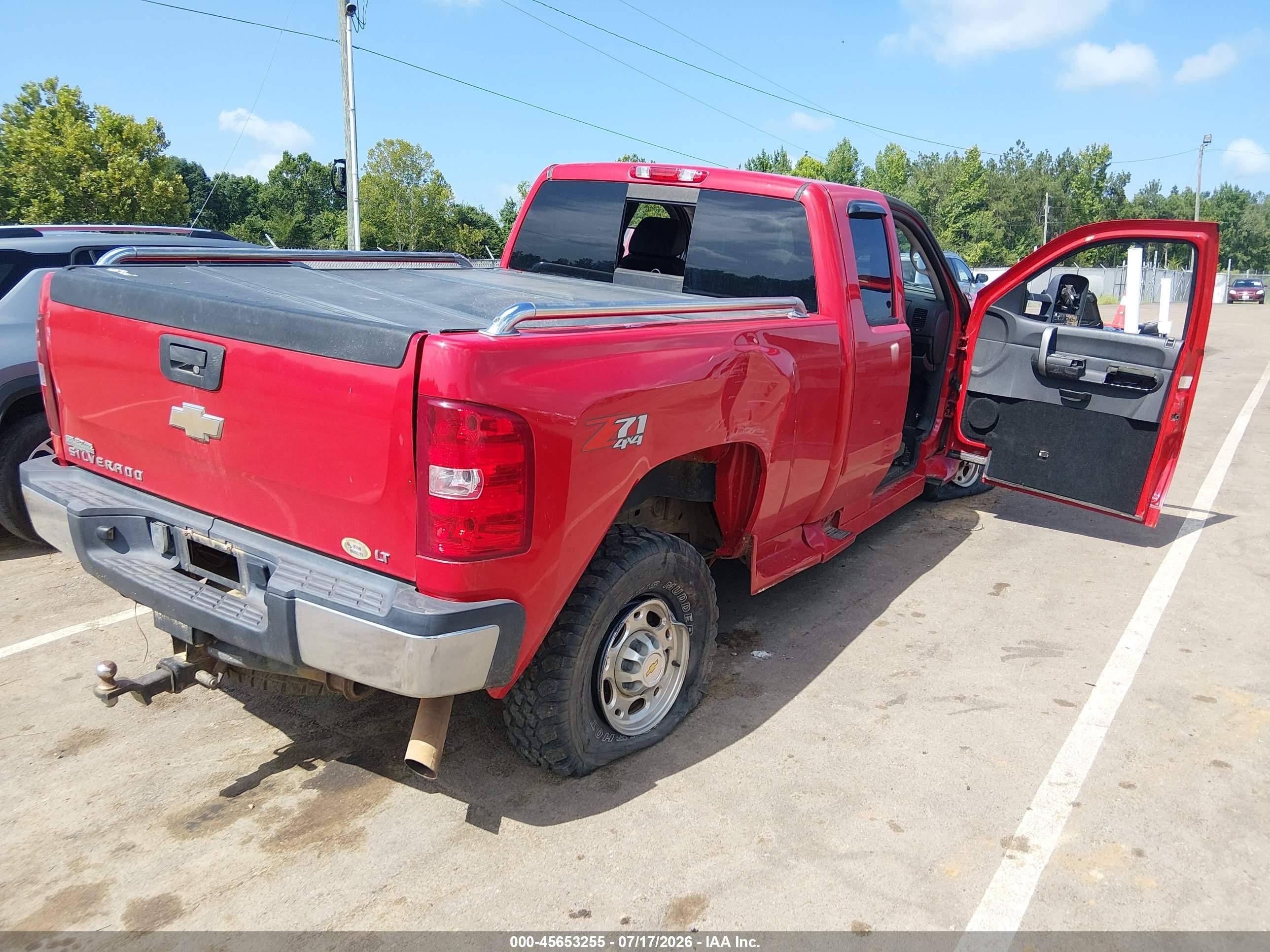 2008 Chevrolet Silverado 2500hd Lt1 Red vin: 1GCHK29K18E201286