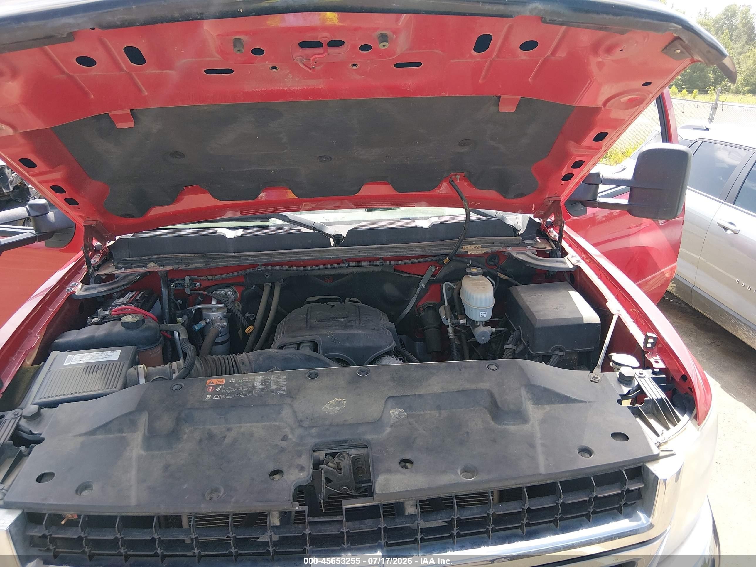 2008 Chevrolet Silverado 2500hd Lt1 Red vin: 1GCHK29K18E201286