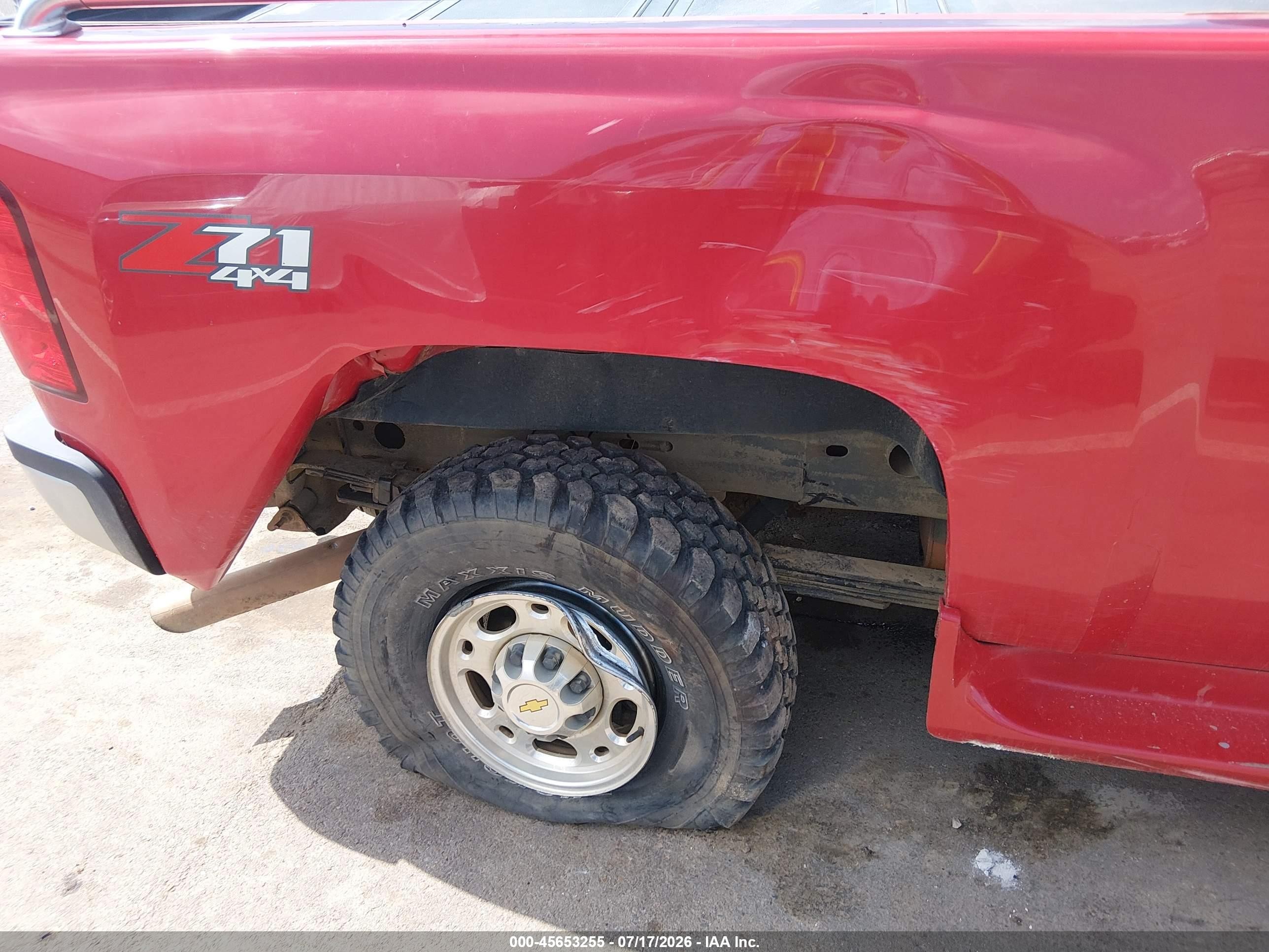2008 Chevrolet Silverado 2500hd Lt1 Red vin: 1GCHK29K18E201286