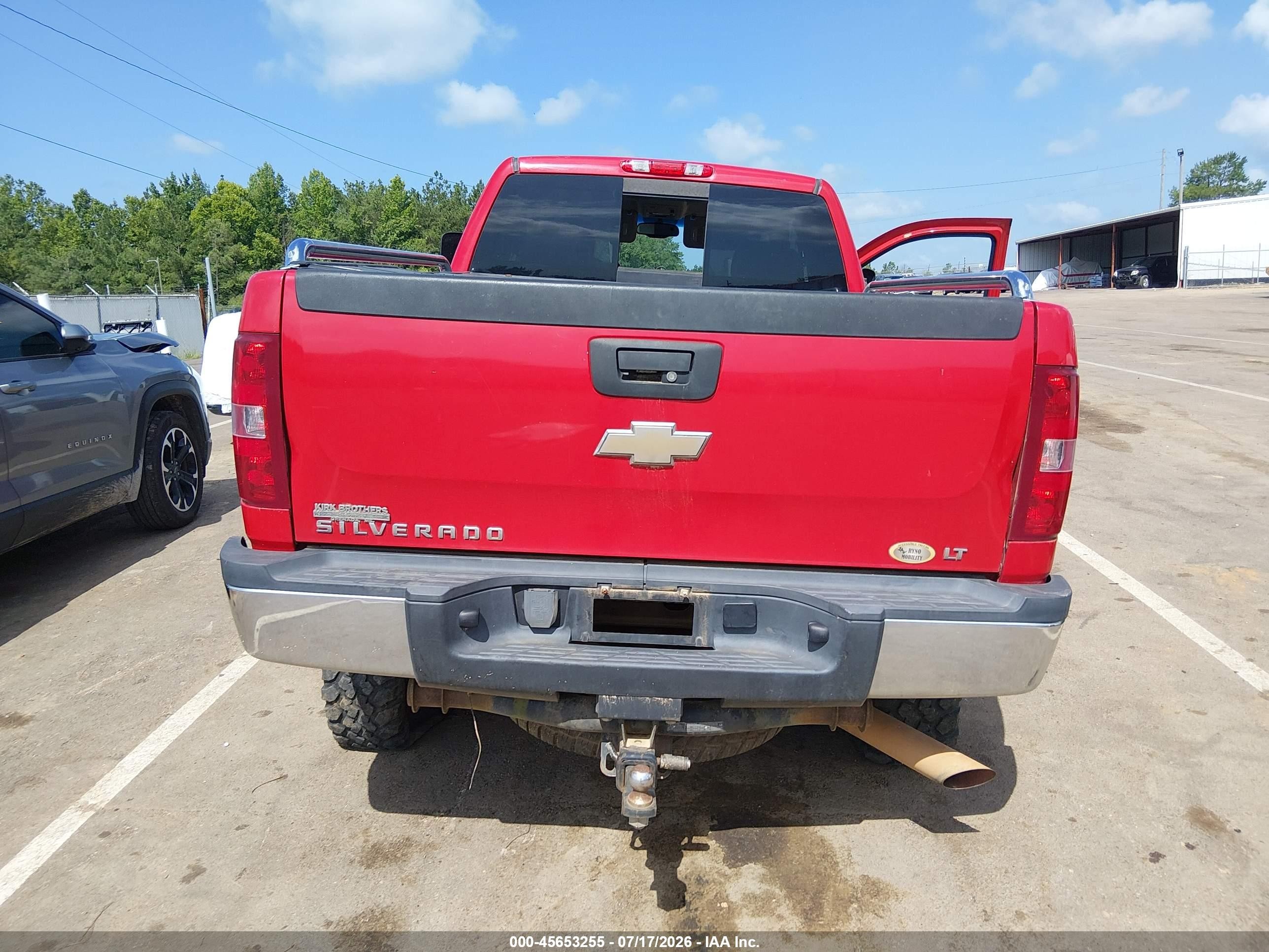 2008 Chevrolet Silverado 2500hd Lt1 Red vin: 1GCHK29K18E201286