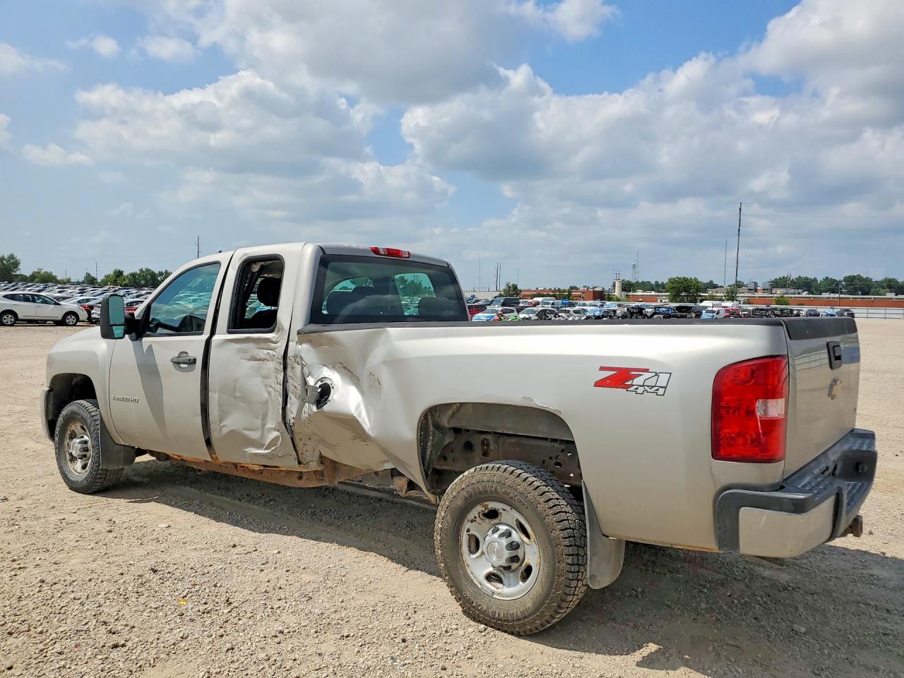 2008 Chevrolet Silverado K2500 Heavy Duty Gray vin: 1GCHK29K38E210331