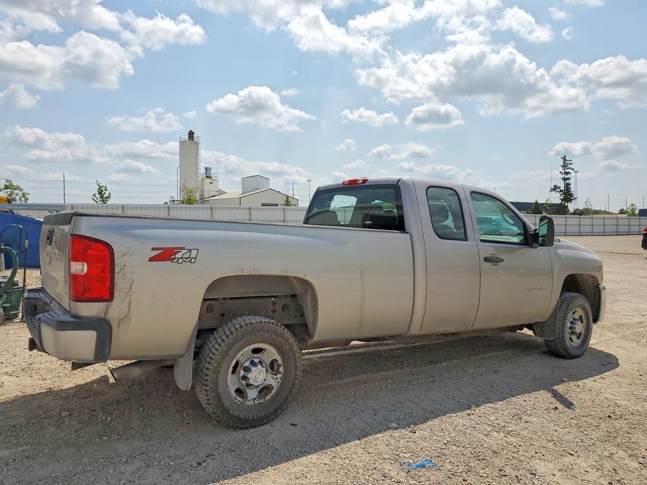 2008 Chevrolet Silverado K2500 Heavy Duty Gray vin: 1GCHK29K38E210331