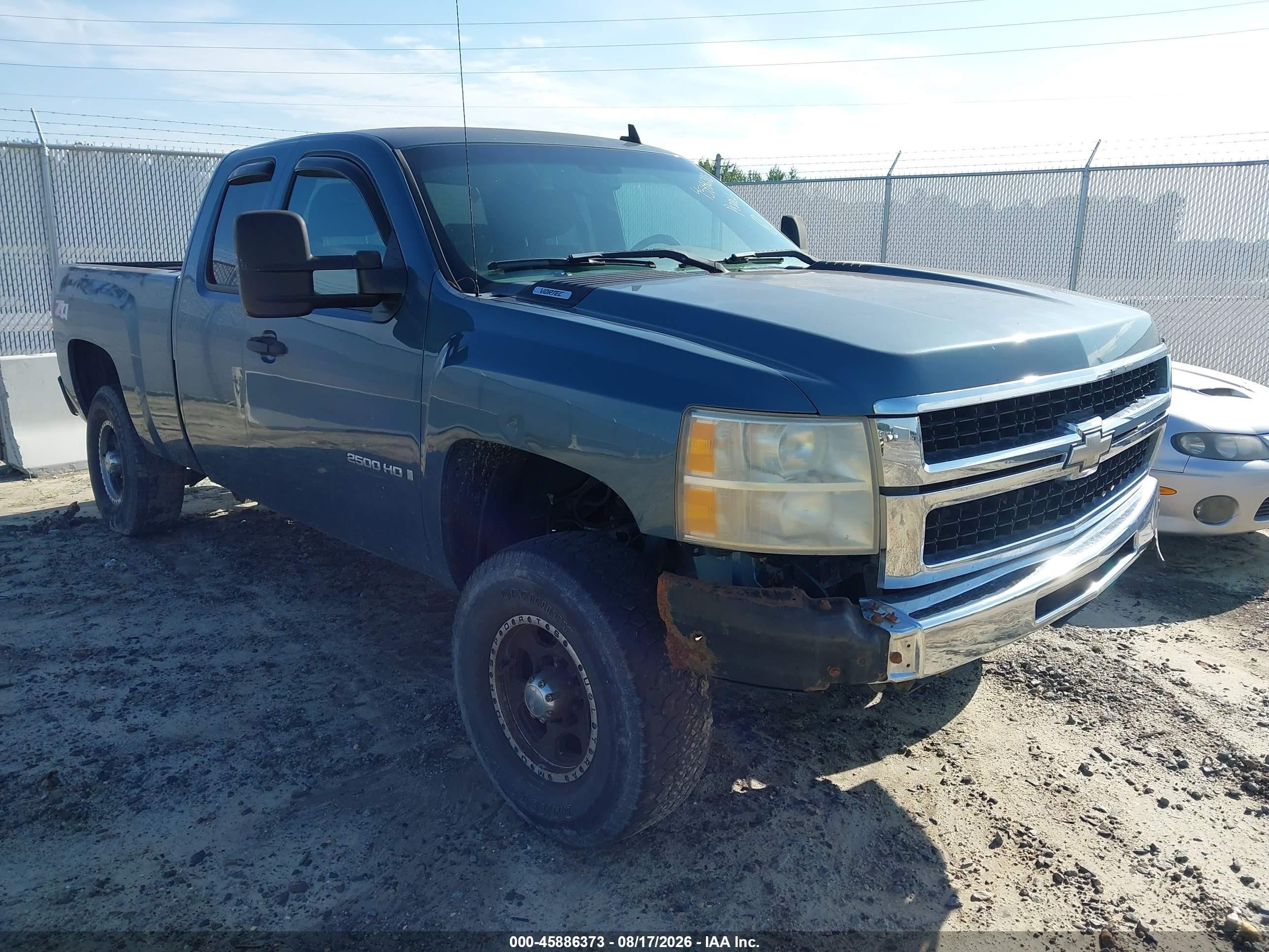 2007 Chevrolet Silverado 2500hd Lt1 Blue vin: 1GCHK29K47E508126