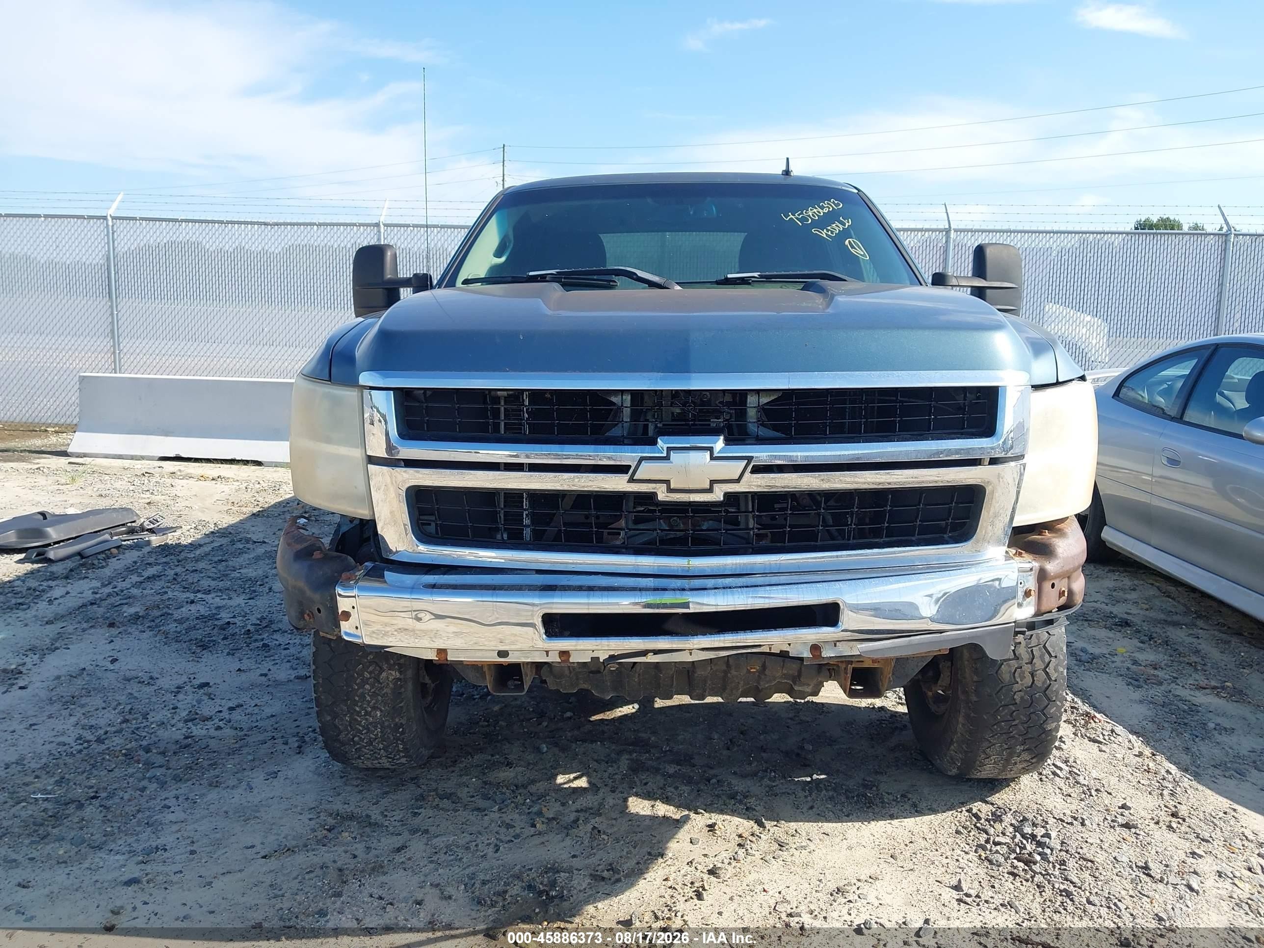 2007 Chevrolet Silverado 2500hd Lt1 Blue vin: 1GCHK29K47E508126