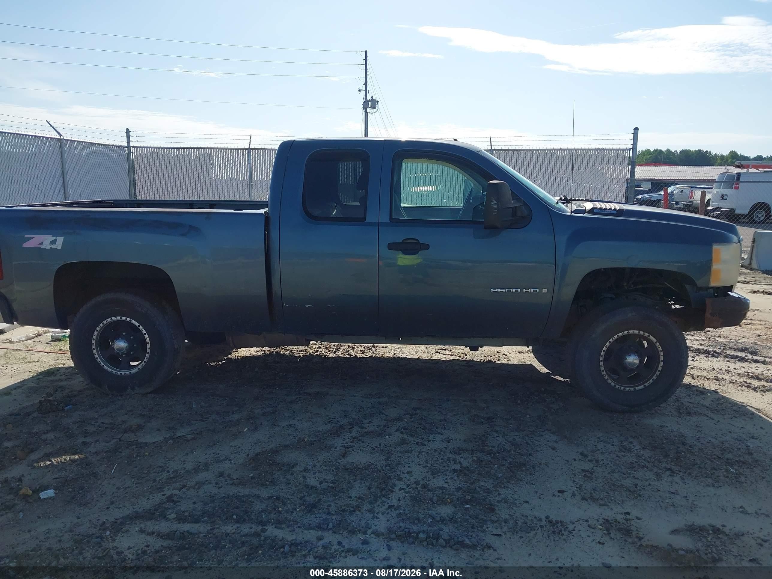 2007 Chevrolet Silverado 2500hd Lt1 Blue vin: 1GCHK29K47E508126