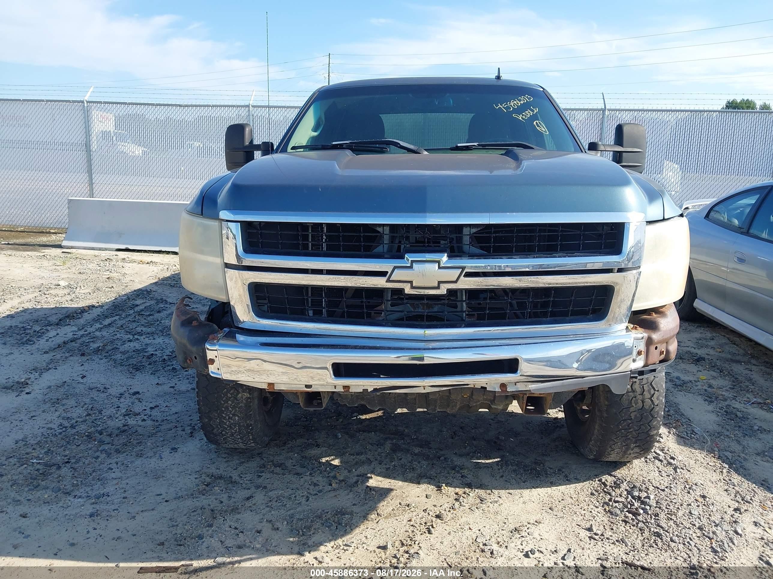 2007 Chevrolet Silverado 2500hd Lt1 Blue vin: 1GCHK29K47E508126