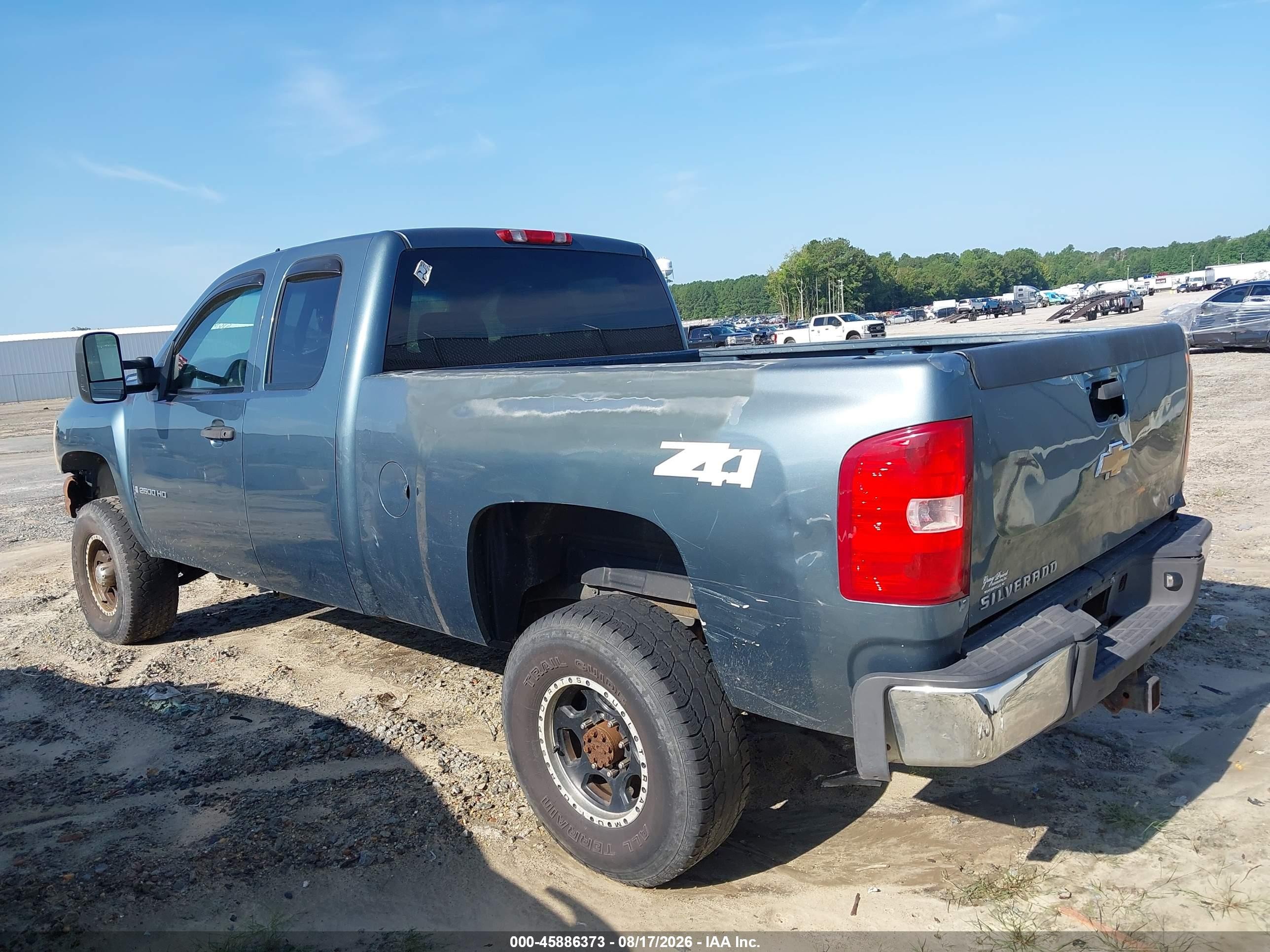 2007 Chevrolet Silverado 2500hd Lt1 Blue vin: 1GCHK29K47E508126