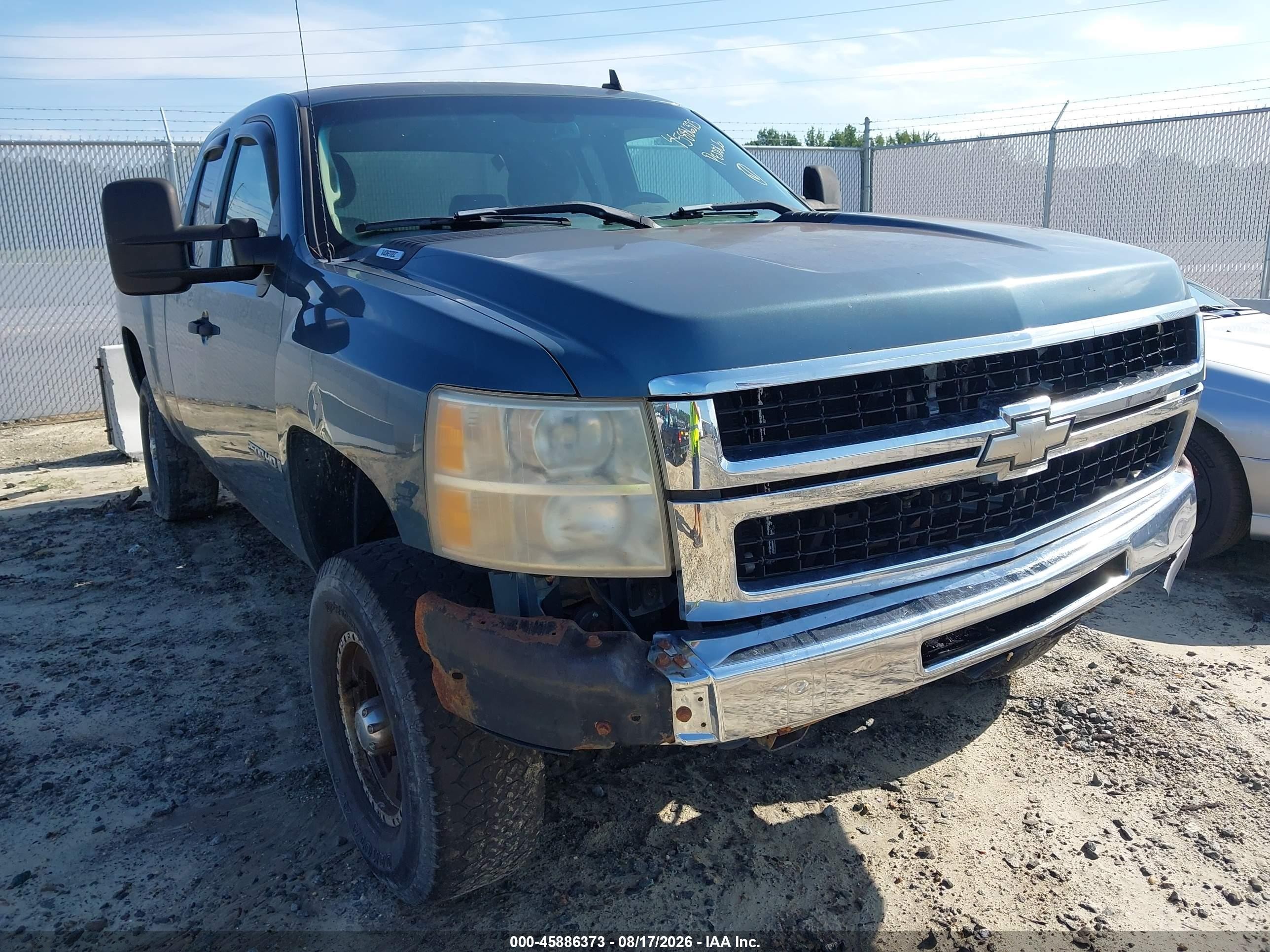 2007 Chevrolet Silverado 2500hd Lt1 Blue vin: 1GCHK29K47E508126
