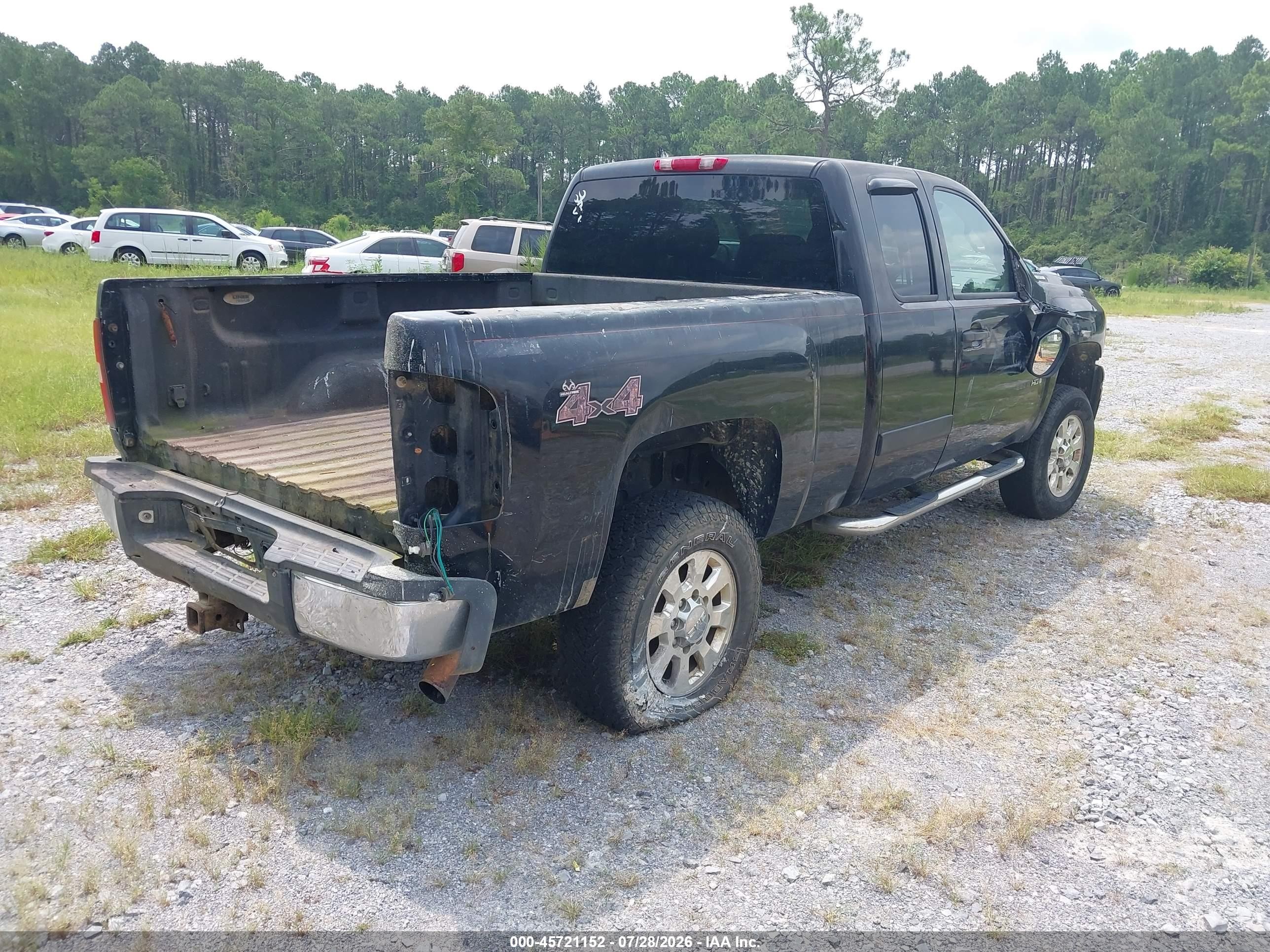 2007 Chevrolet Silverado 2500hd Lt1 Black vin: 1GCHK29K47E509664
