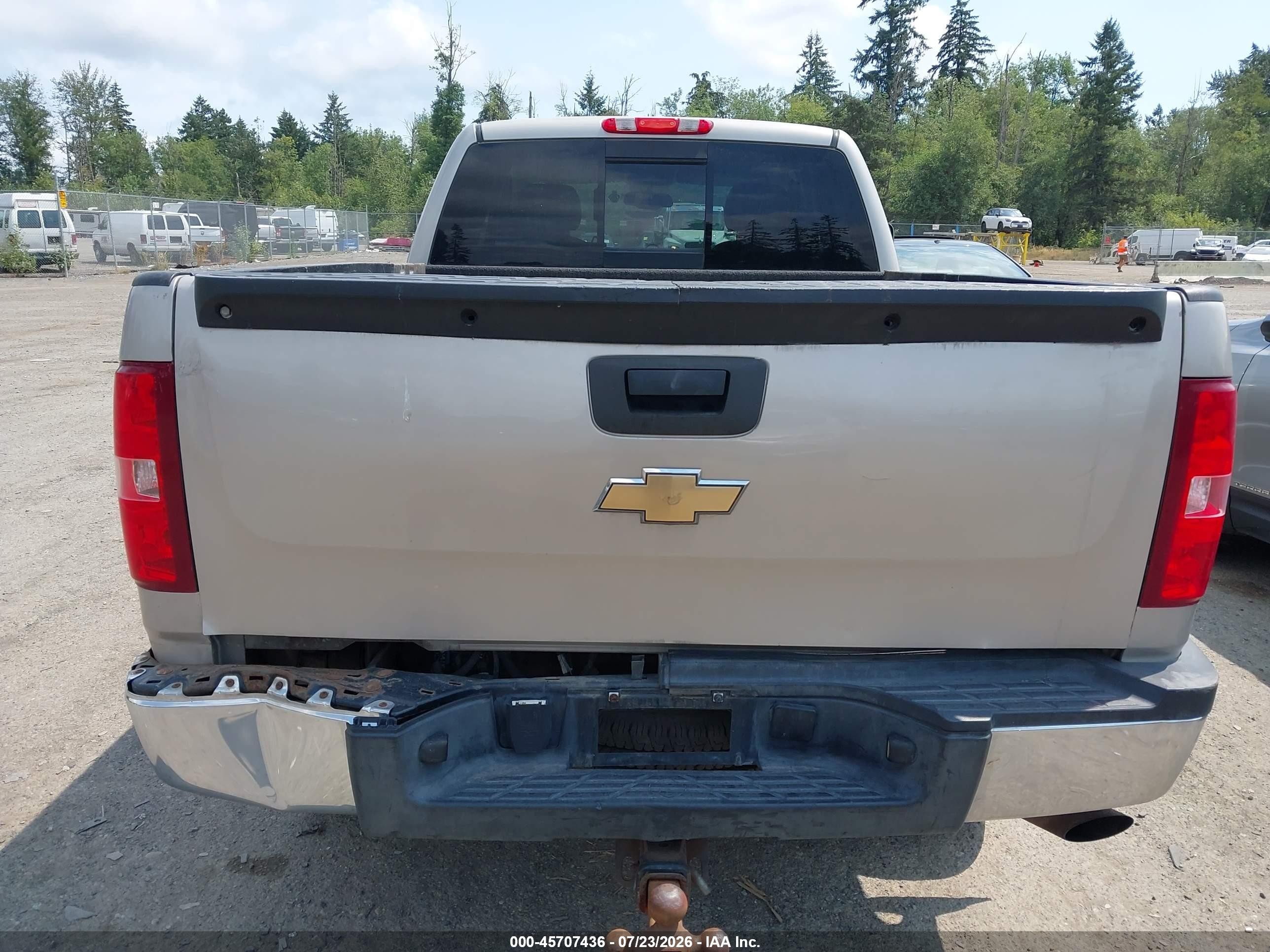 2007 Chevrolet Silverado 2500hd Lt1 Gray vin: 1GCHK29K47E567127