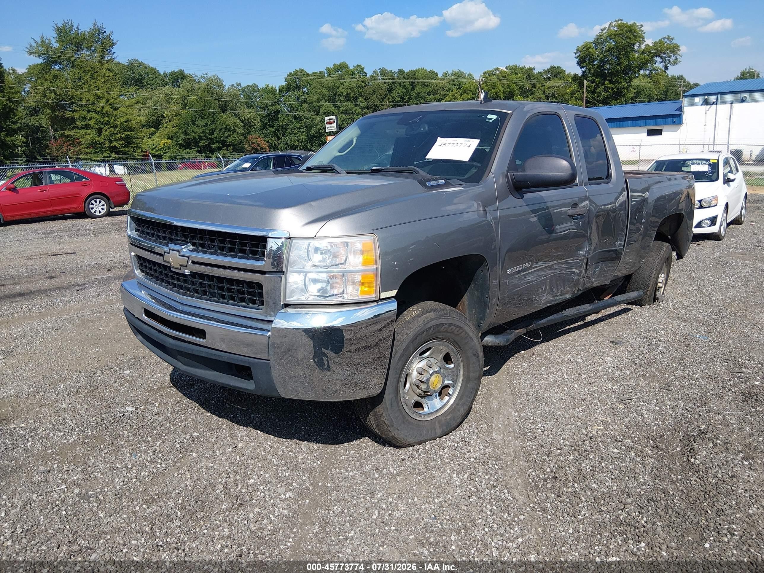 2008 Chevrolet Silverado 2500hd Lt1 Pewter vin: 1GCHK29K58E128052