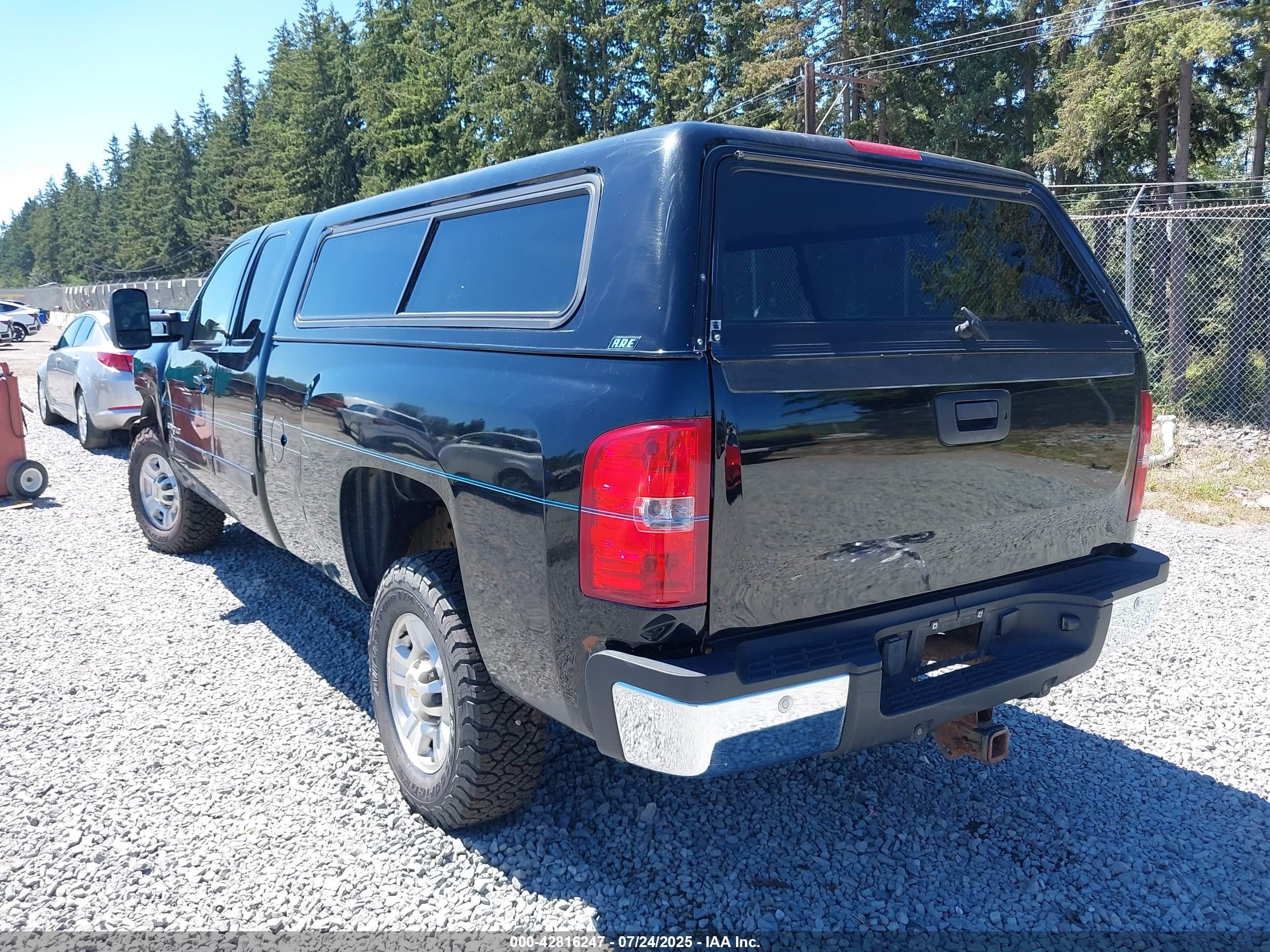 2008 Chevrolet Silverado 2500hd Ltz Black vin: 1GCHK29KX8E124630