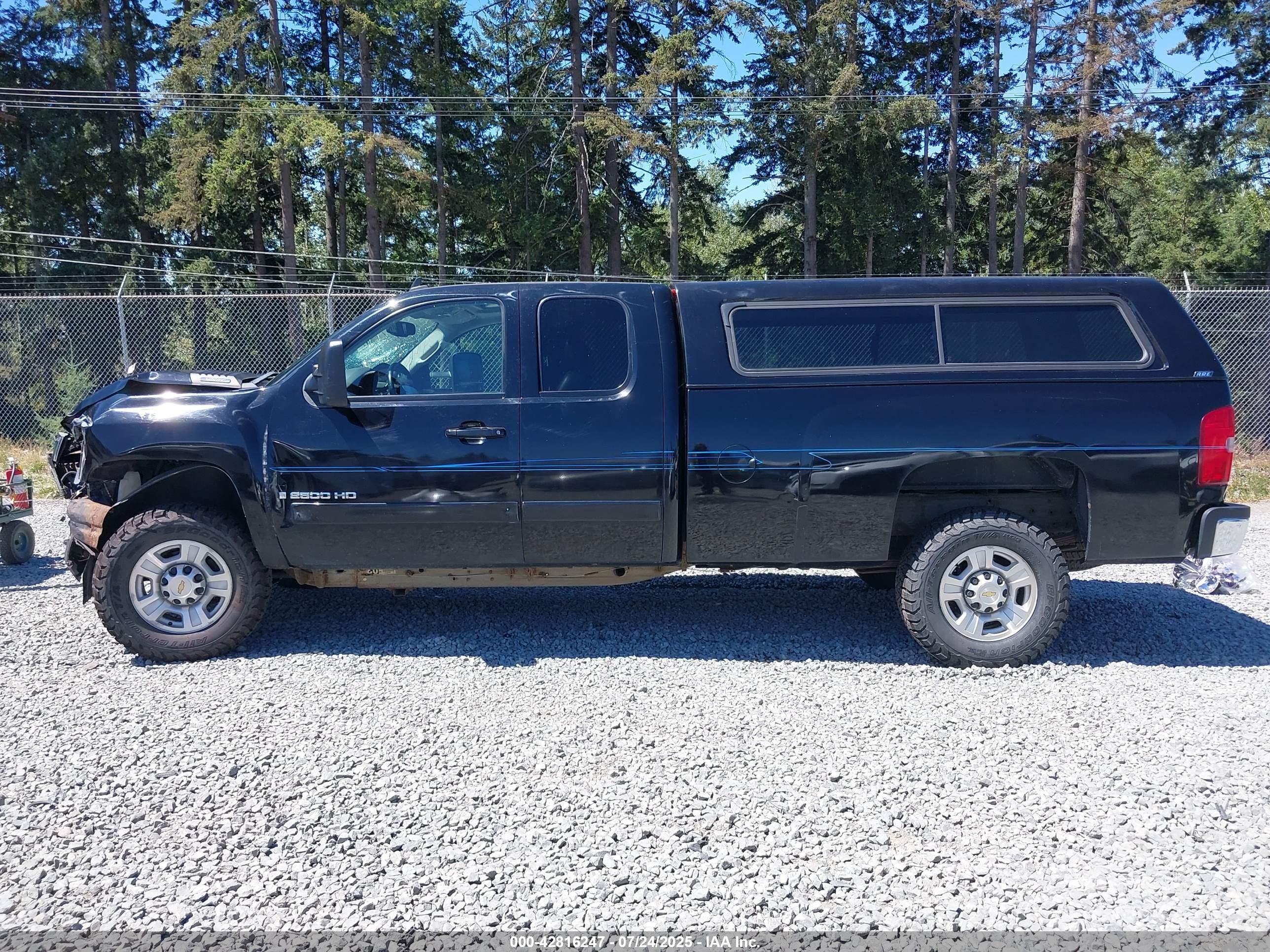 2008 Chevrolet Silverado 2500hd Ltz Black vin: 1GCHK29KX8E124630