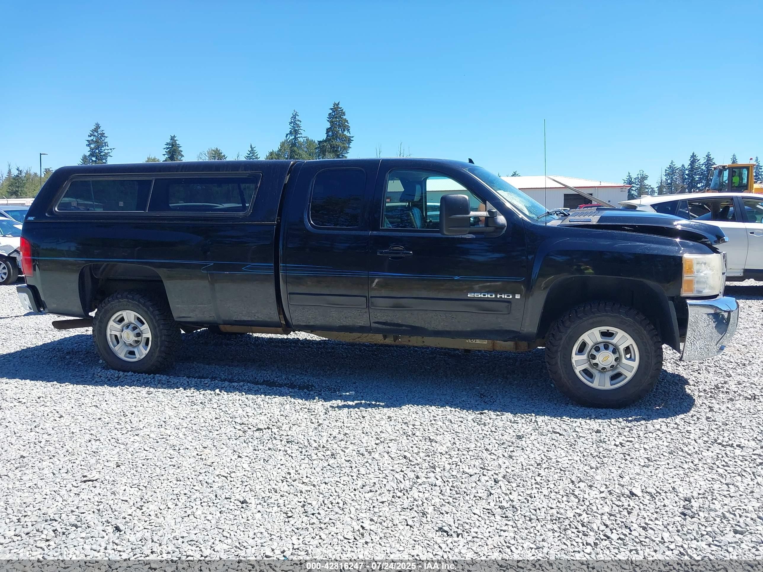 2008 Chevrolet Silverado 2500hd Ltz Black vin: 1GCHK29KX8E124630