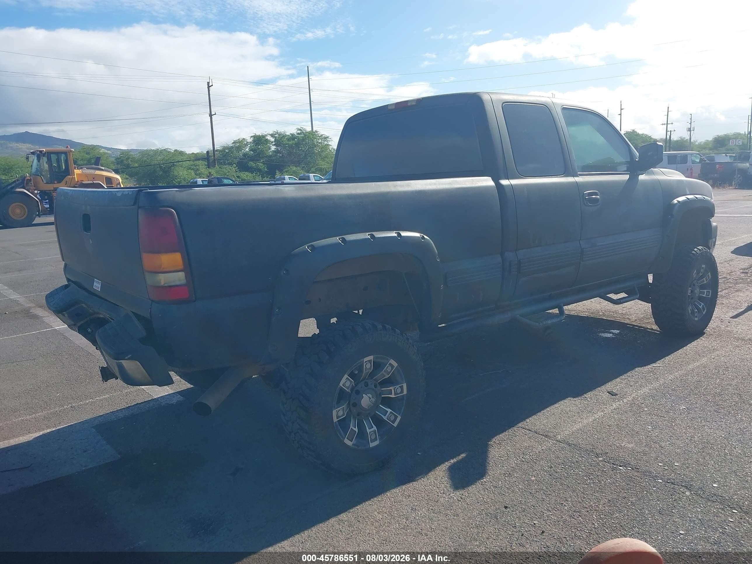 2002 Chevrolet Silverado 2500hd Ls Black vin: 1GCHK29U22E221099