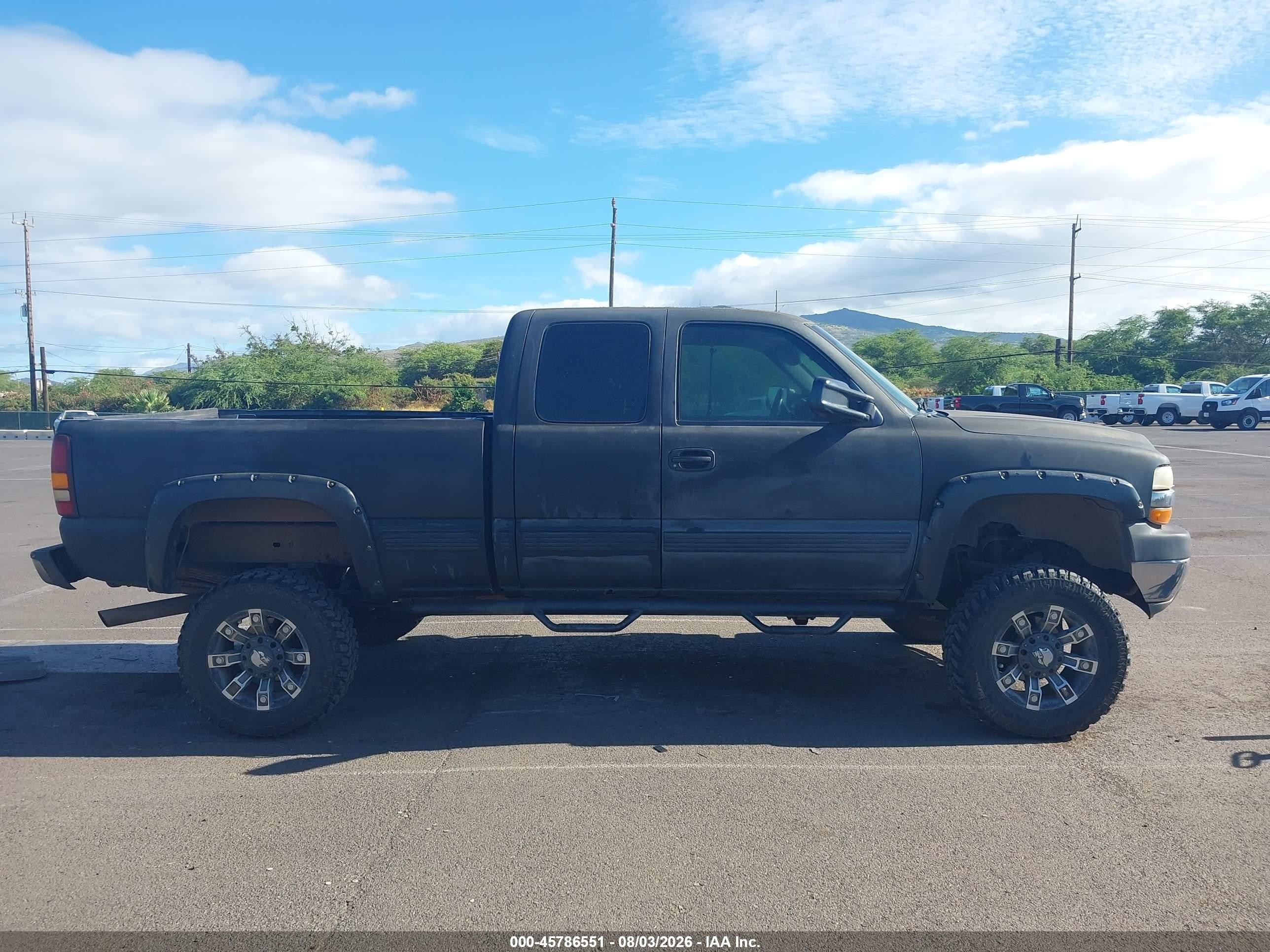 2002 Chevrolet Silverado 2500hd Ls Black vin: 1GCHK29U22E221099