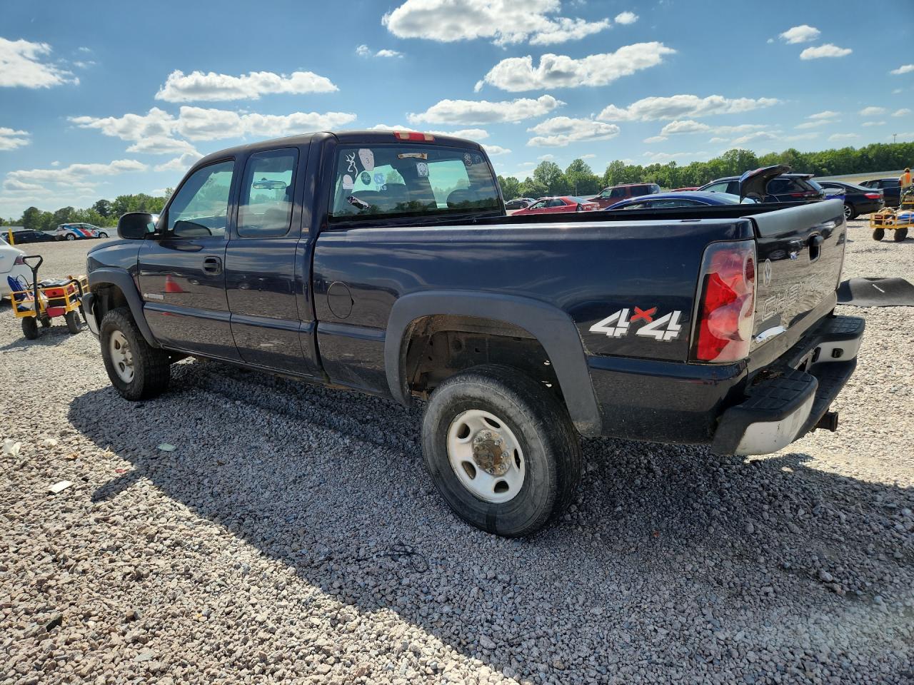 2005 Chevrolet Silverado K2500 Heavy Duty Синий vin: 1GCHK29U25E203934