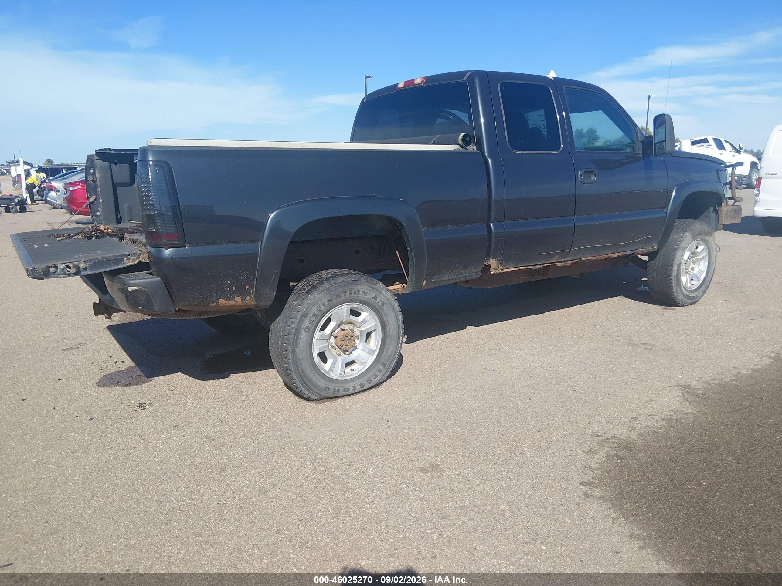 2005 Chevrolet Silverado 2500hd Ls Black vin: 1GCHK29U35E209984