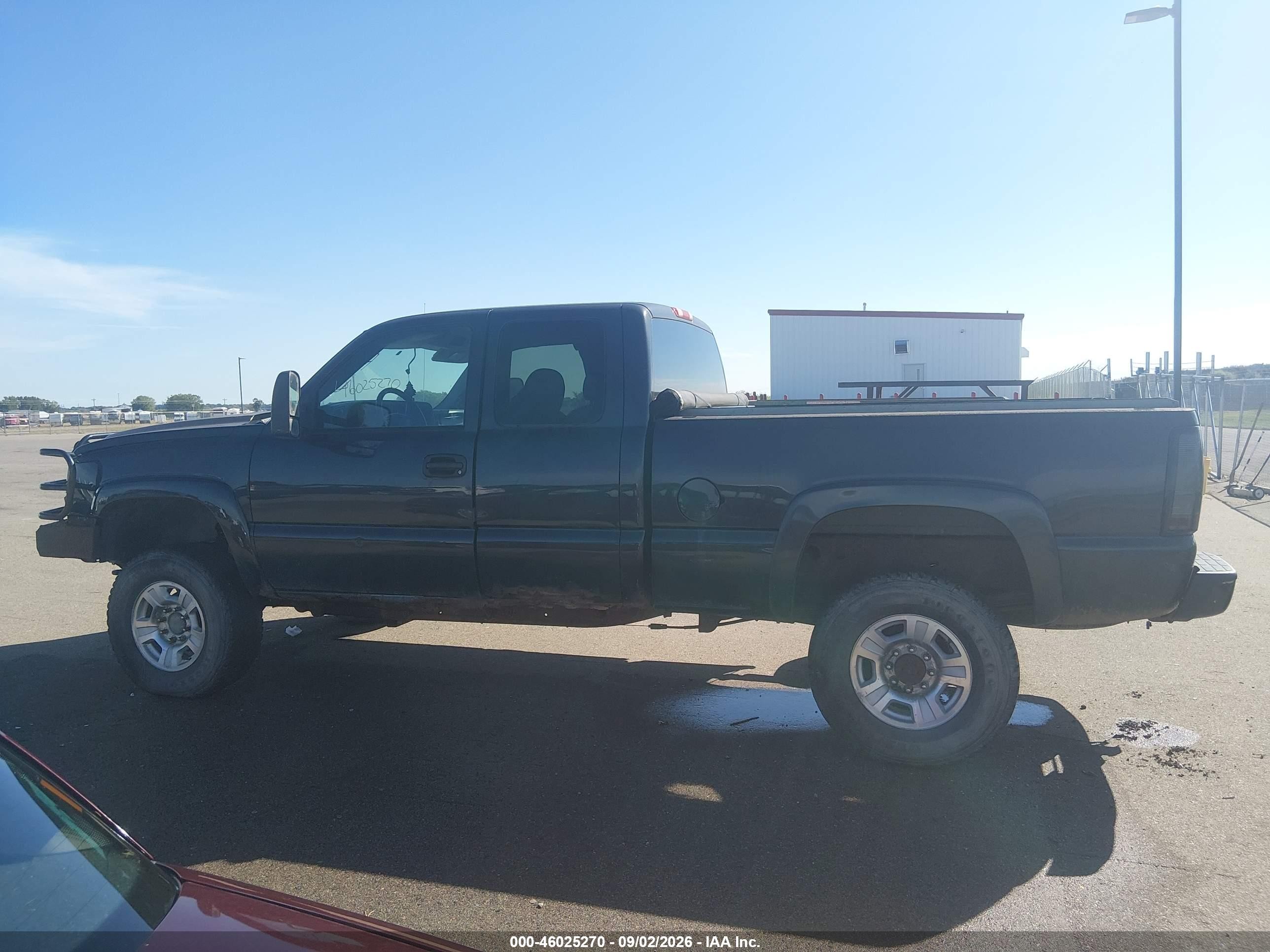 2005 Chevrolet Silverado 2500hd Ls Black vin: 1GCHK29U35E209984