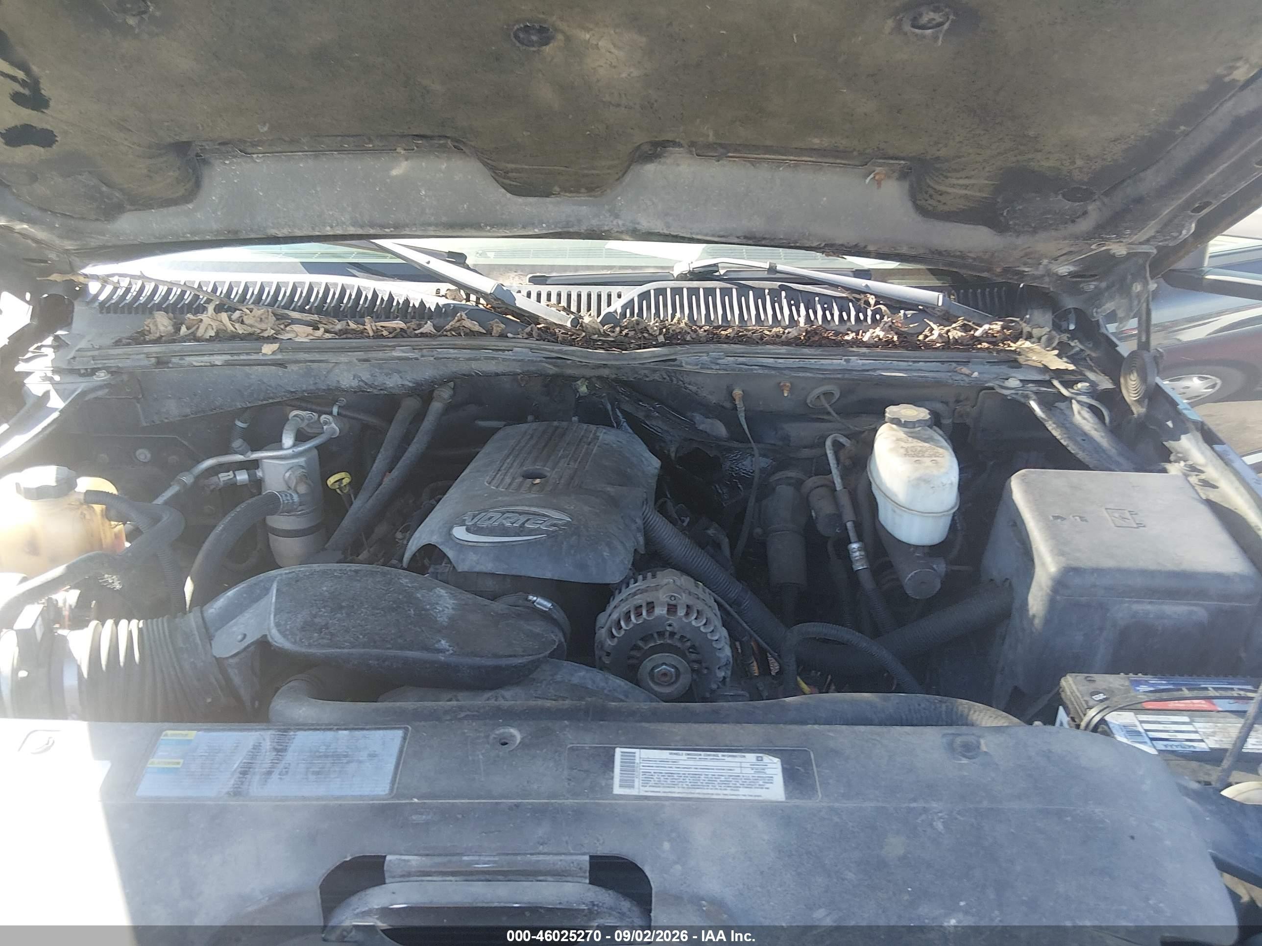 2005 Chevrolet Silverado 2500hd Ls Black vin: 1GCHK29U35E209984