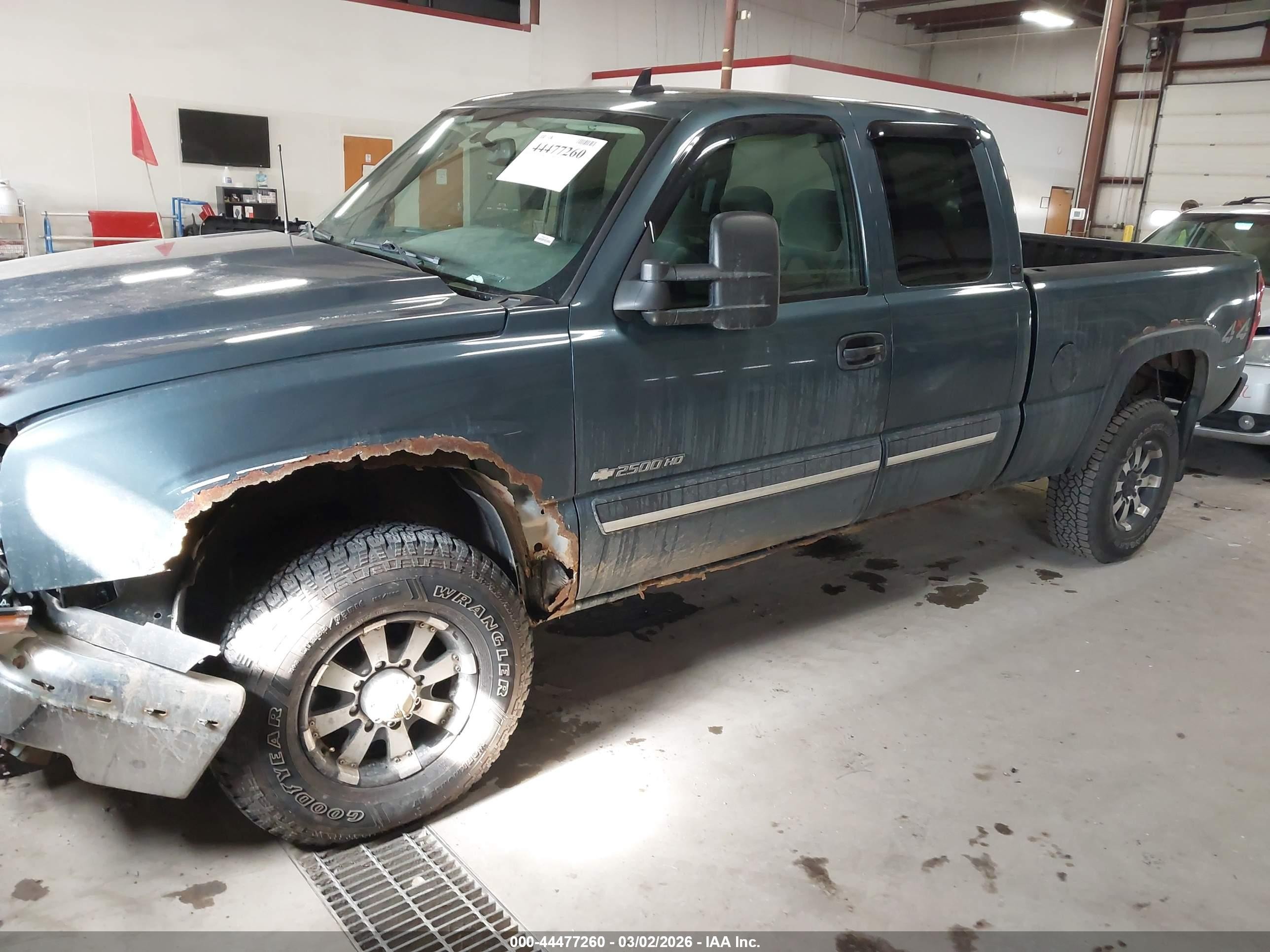 2007 Chevrolet Silverado 2500hd Classic Lt1 Gray vin: 1GCHK29U37E155069