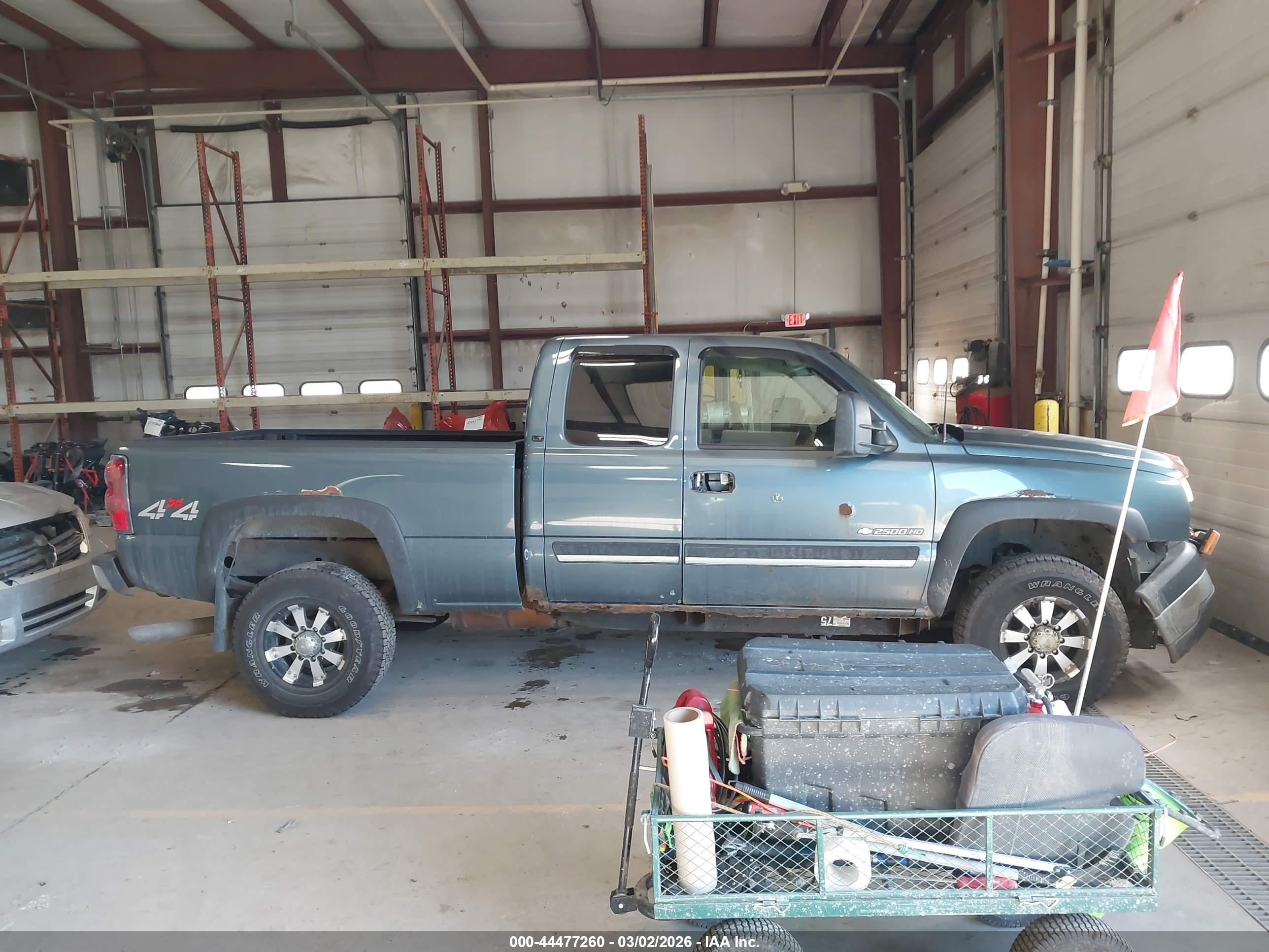 2007 Chevrolet Silverado 2500hd Classic Lt1 Gray vin: 1GCHK29U37E155069