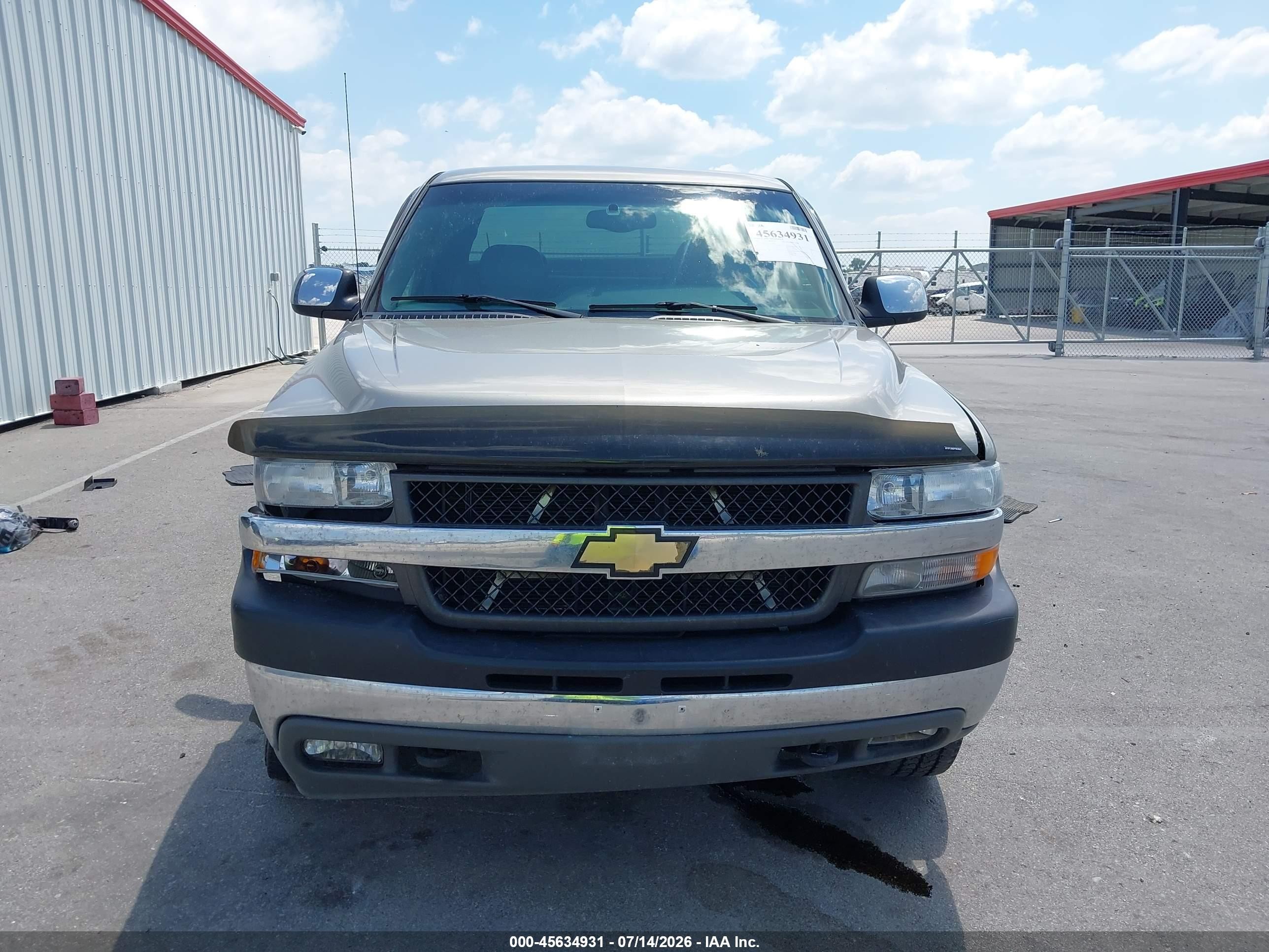 2001 Chevrolet Silverado 2500hd Lt Gray vin: 1GCHK29U41E145366