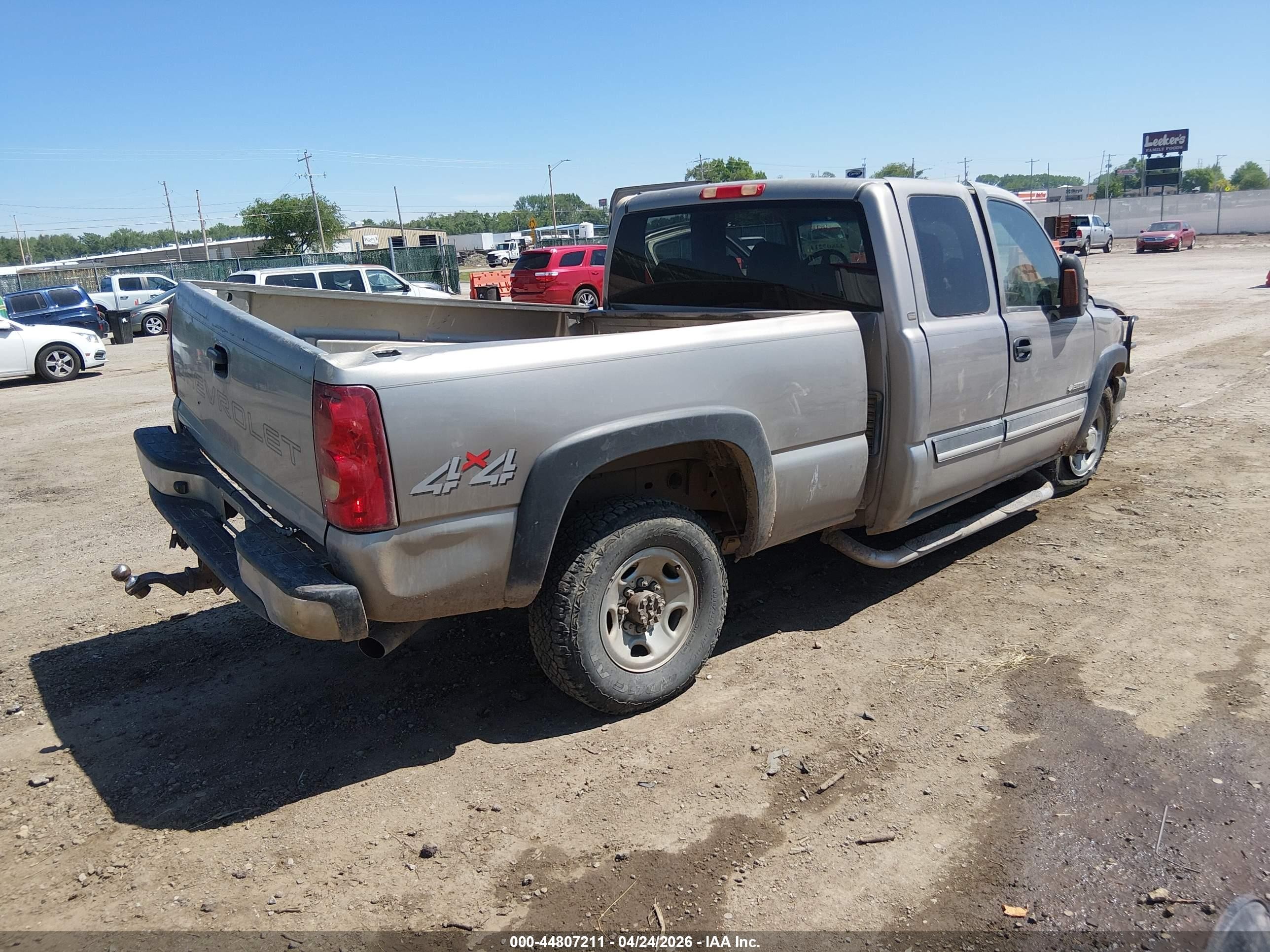 2003 Chevrolet Silverado 2500hd Gray vin: 1GCHK29U53E276924