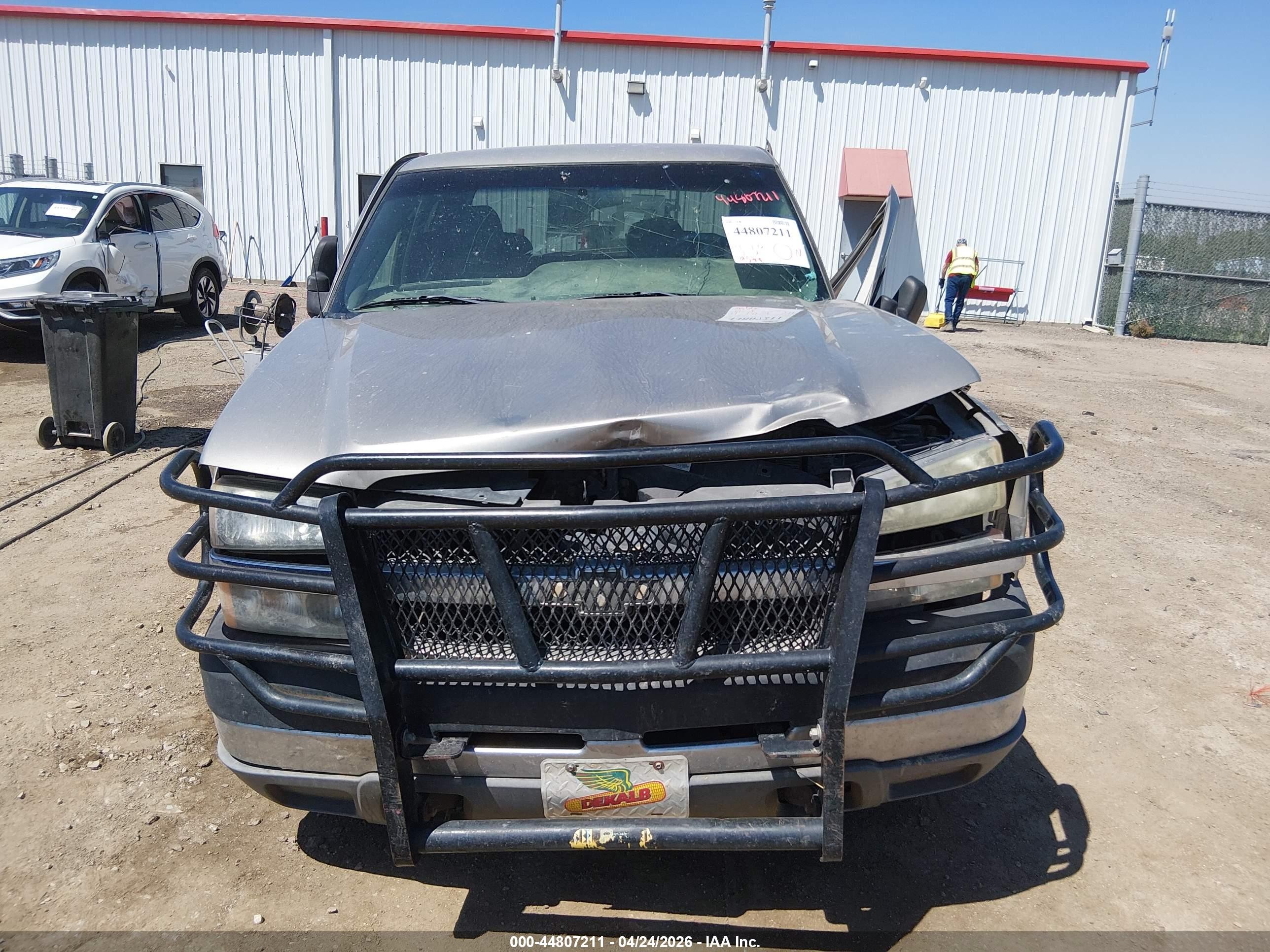 2003 Chevrolet Silverado 2500hd Gray vin: 1GCHK29U53E276924